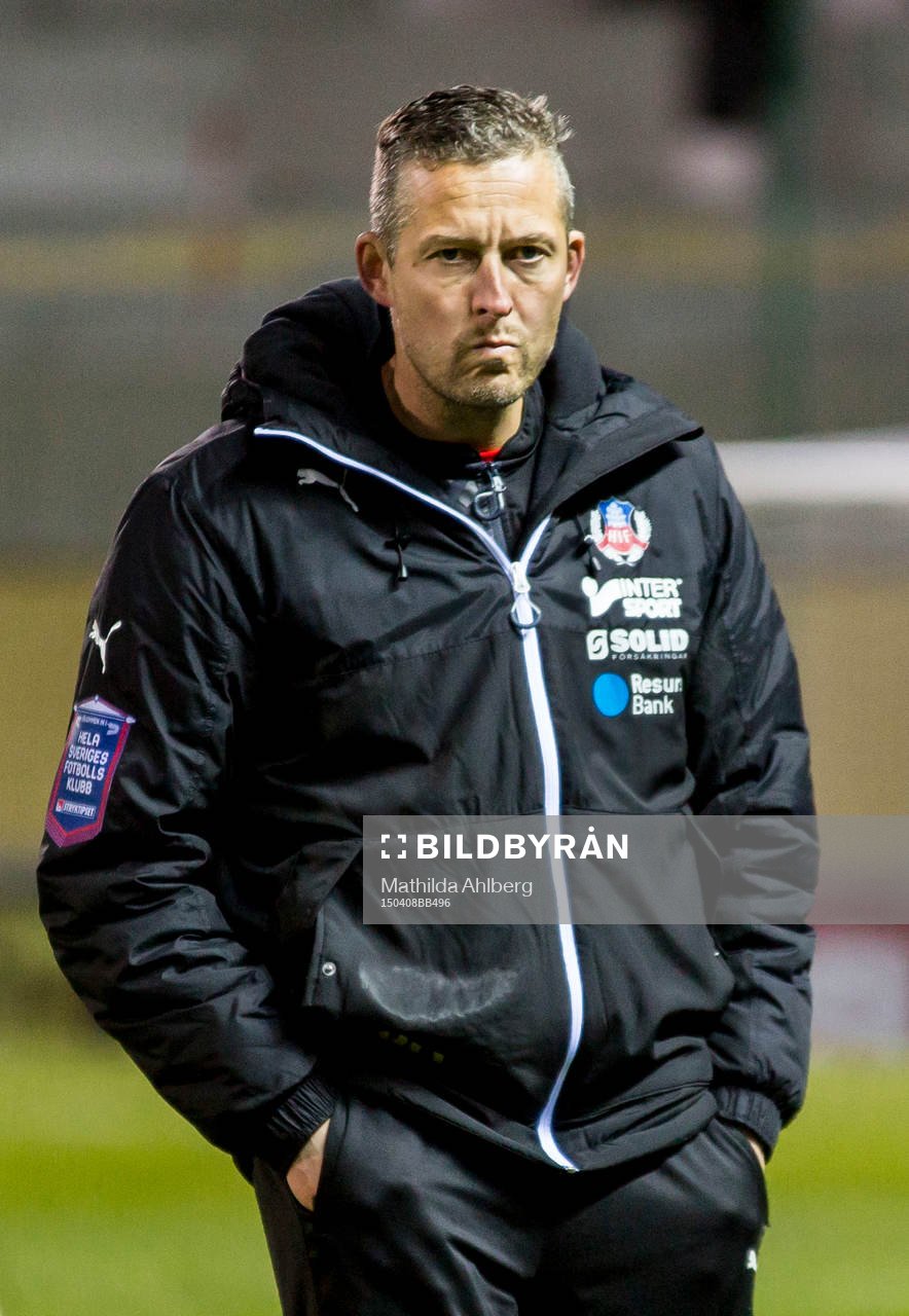 Helsingborgs målvakt Daniel Andersson deppar