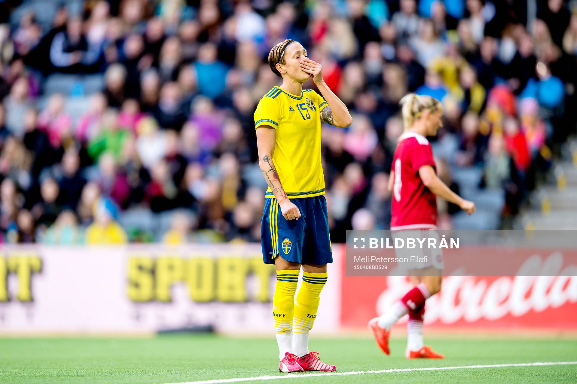 Sveriges Therese Sjögran deppar