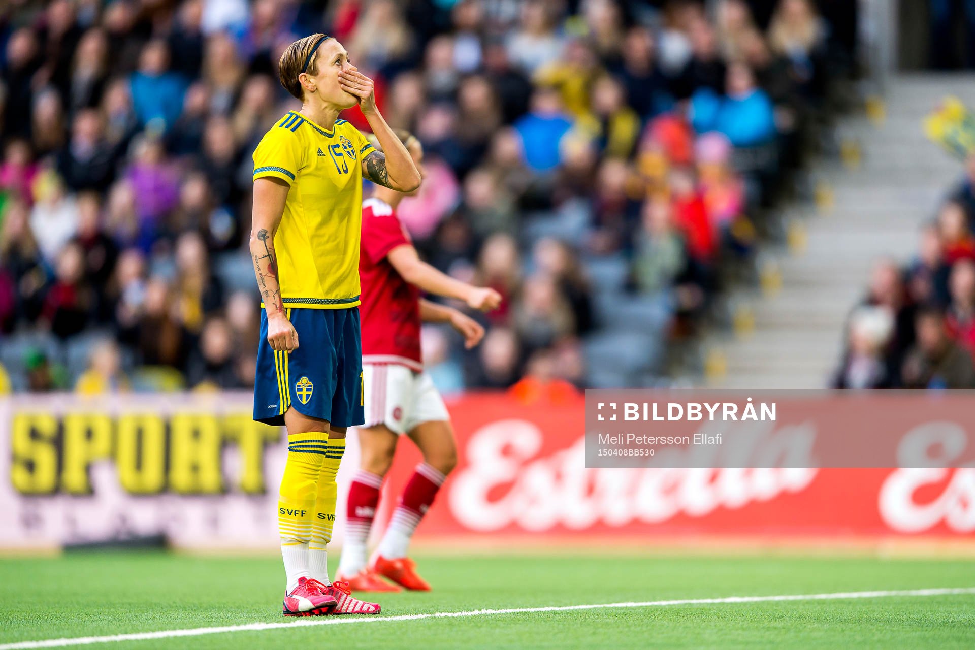 Sveriges Therese Sjögran deppar