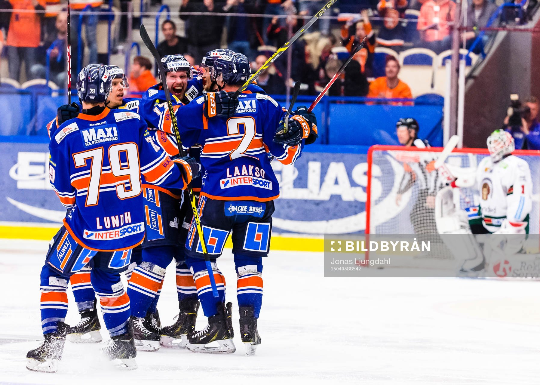 Växjös Teemu Laakso jublar