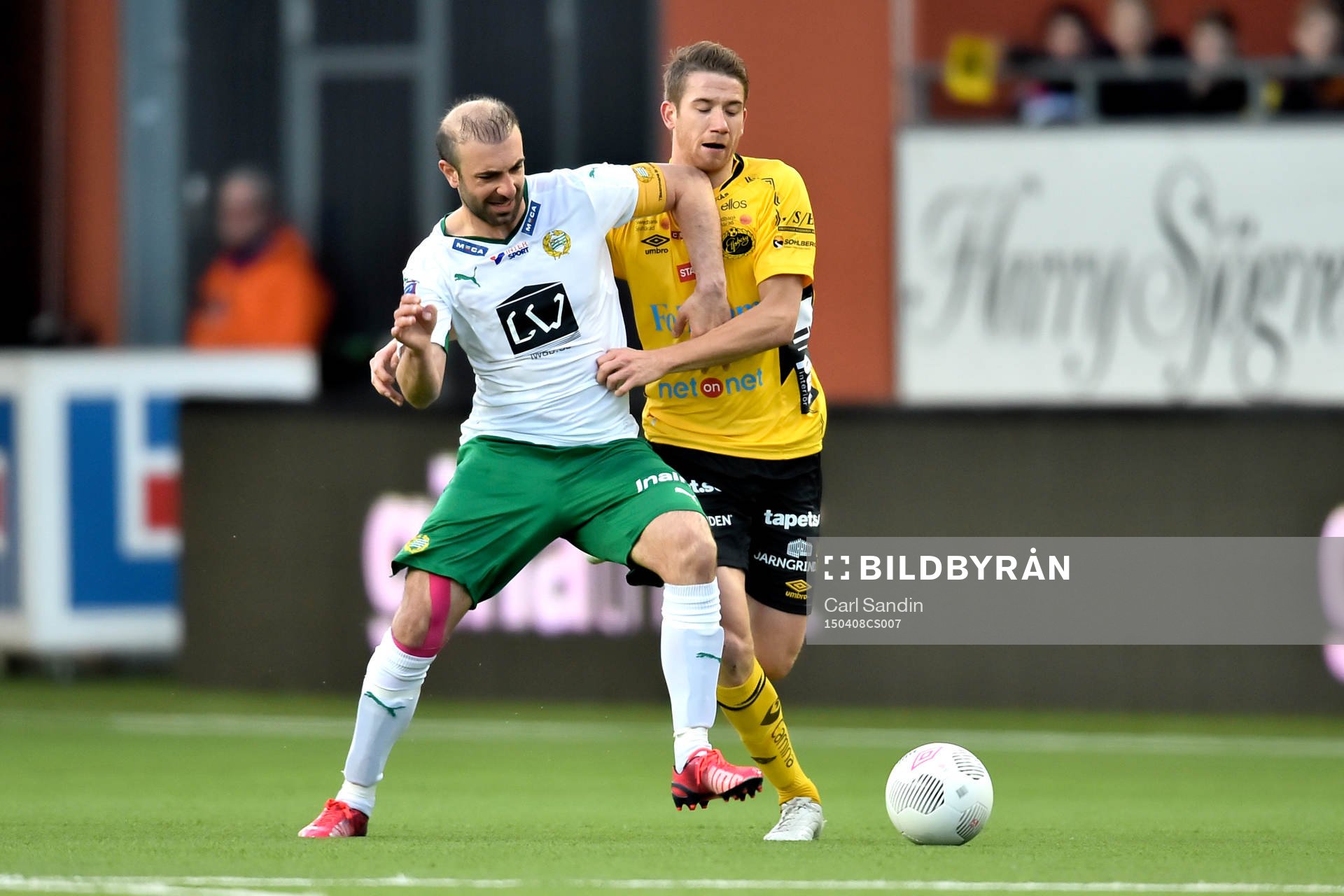 Hammarbys Kennedy Bakircioglu och Elfsborgs Marcus Rohdén
