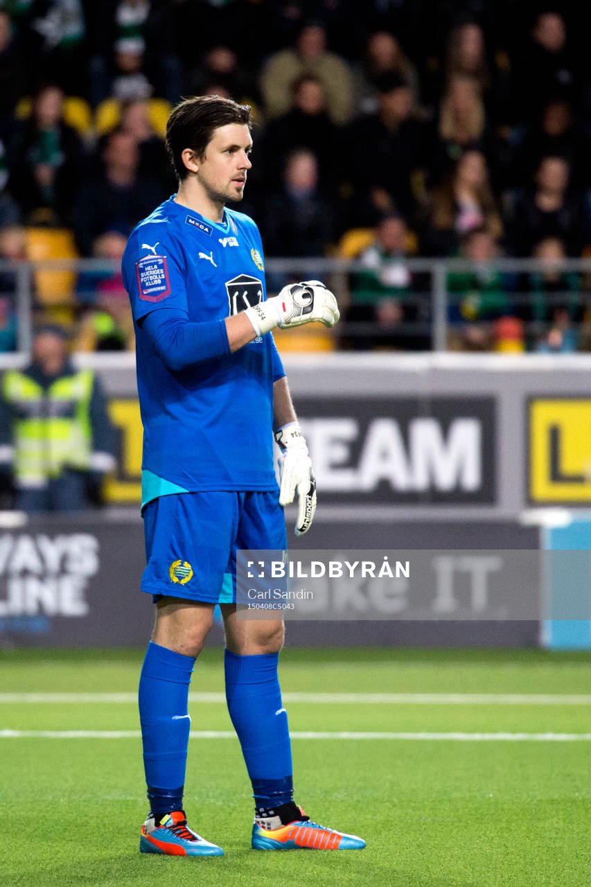Hammarbys målvakt Johannes Hopf