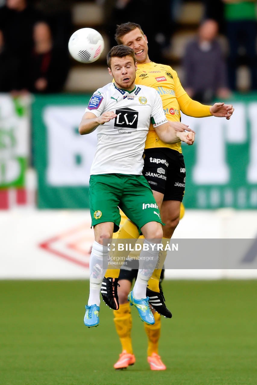 Hammarbys Måns Söderqvist och Elfsborgs Anders Svensson