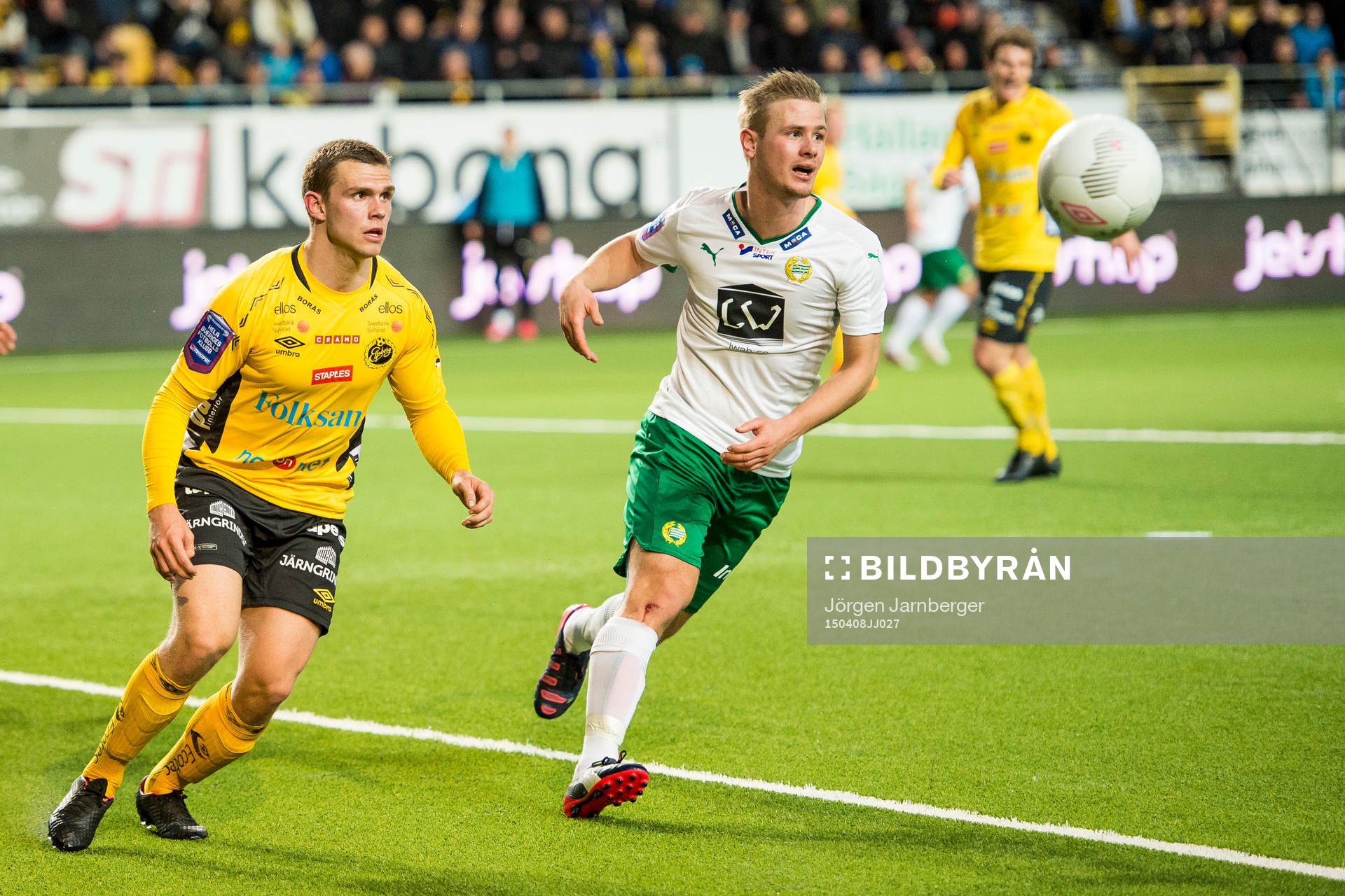 Elfsborgs Jesper Manns och Hammarbys Lars Saetra
