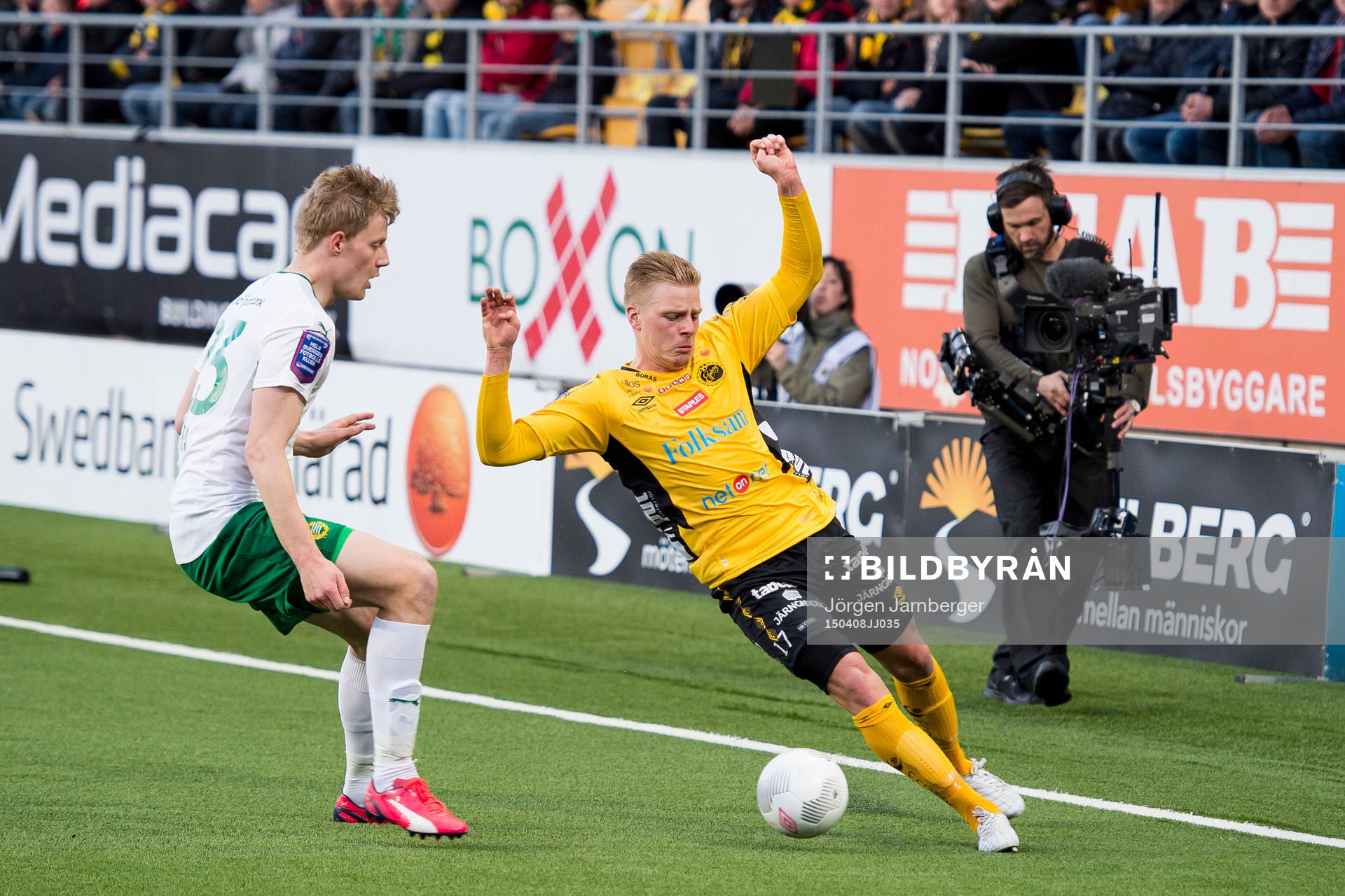 Elfsborgs Per Frick och Hammarbys Lars Saetra