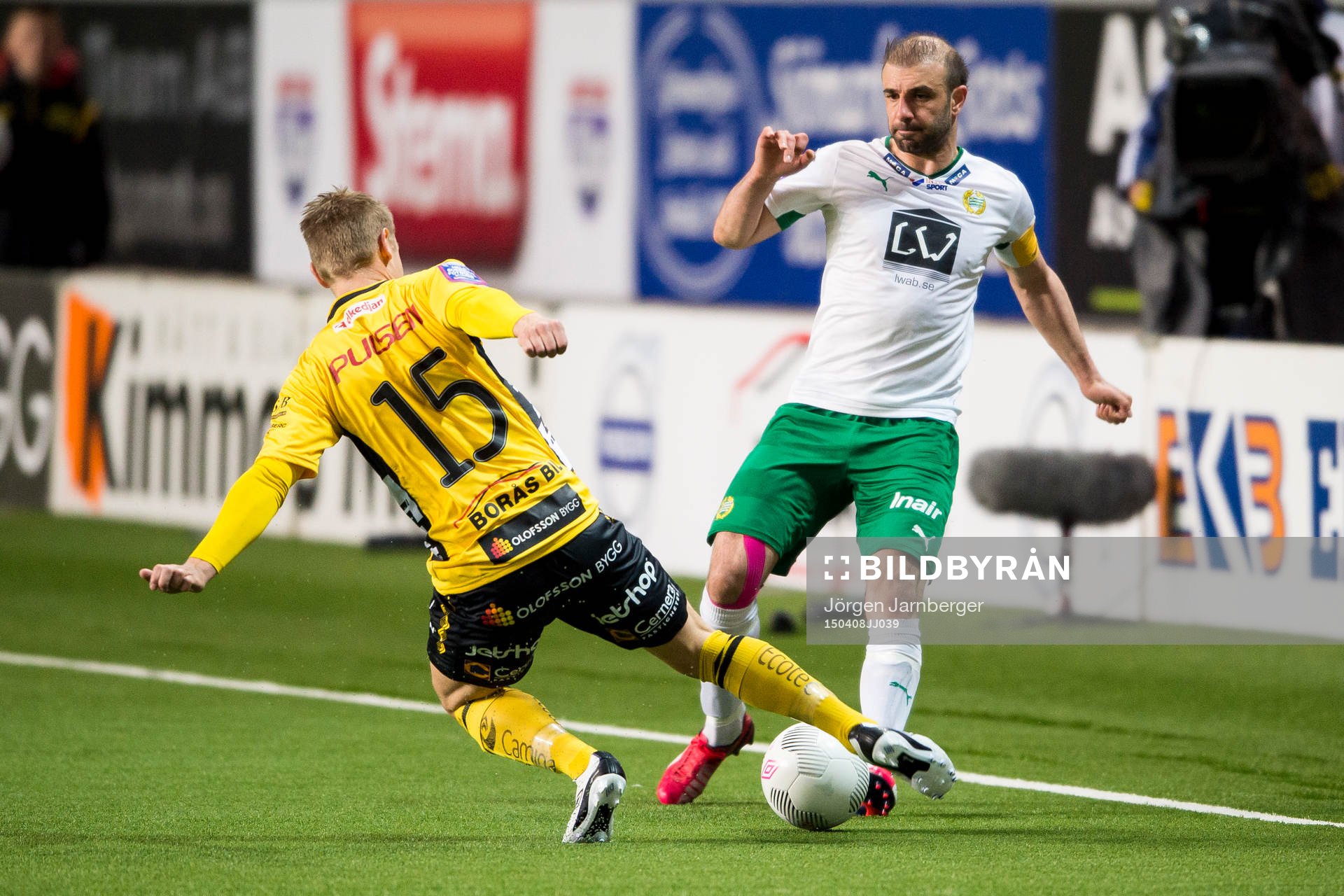 Hammarbys Kennedy Bakircioglu och Elfsborgs Andreas