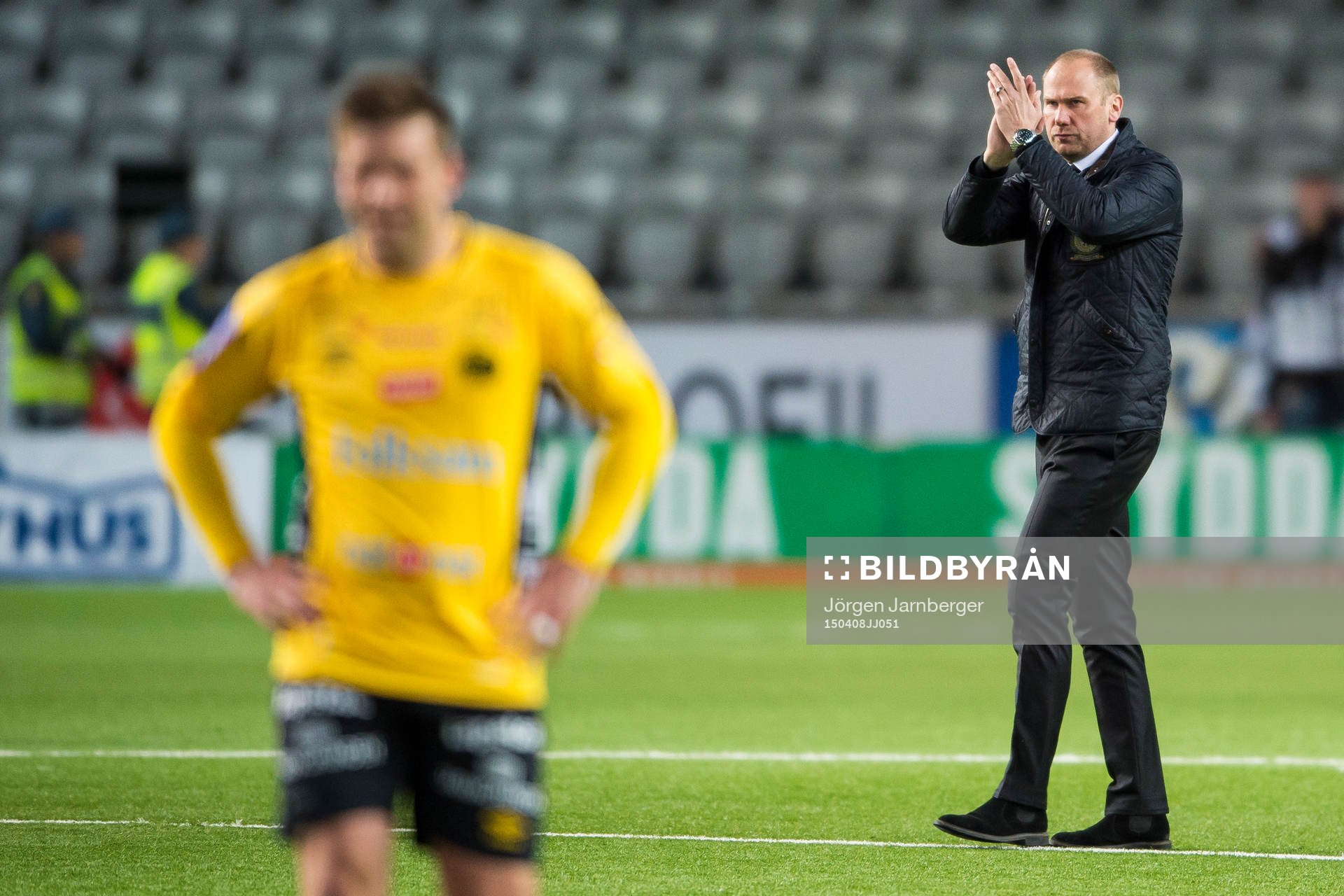 Elfsborgs manager Magnus Haglund tackar publiken
