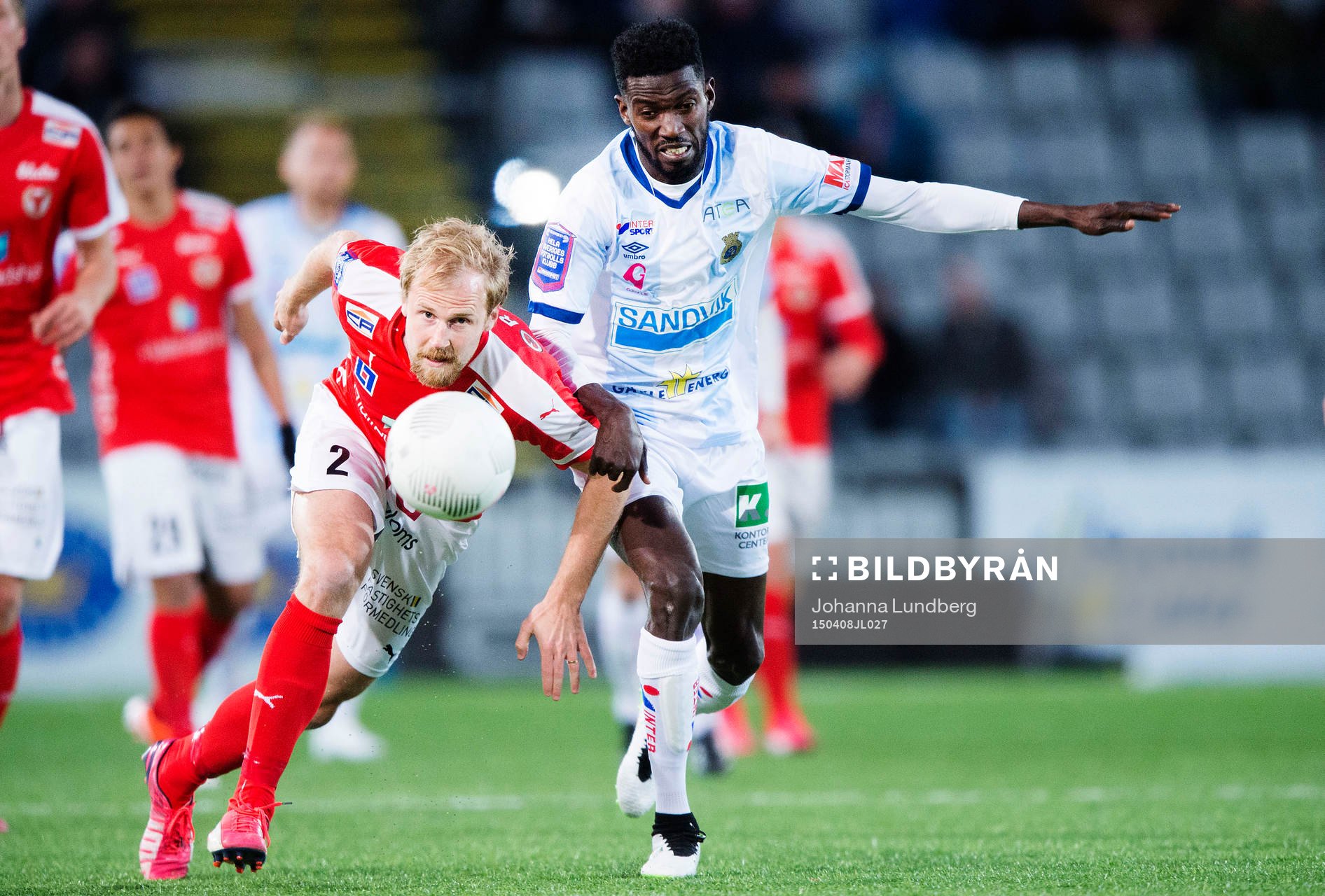 Kalmars Markus Thorbjörnsson och Gefles Dioh Williams