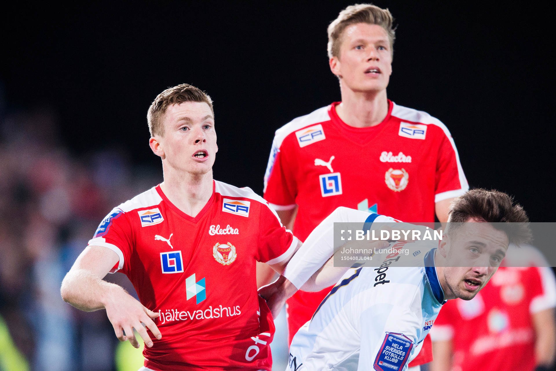 Kalmars Victor Agardius och Gefles Dardan Mustafa med