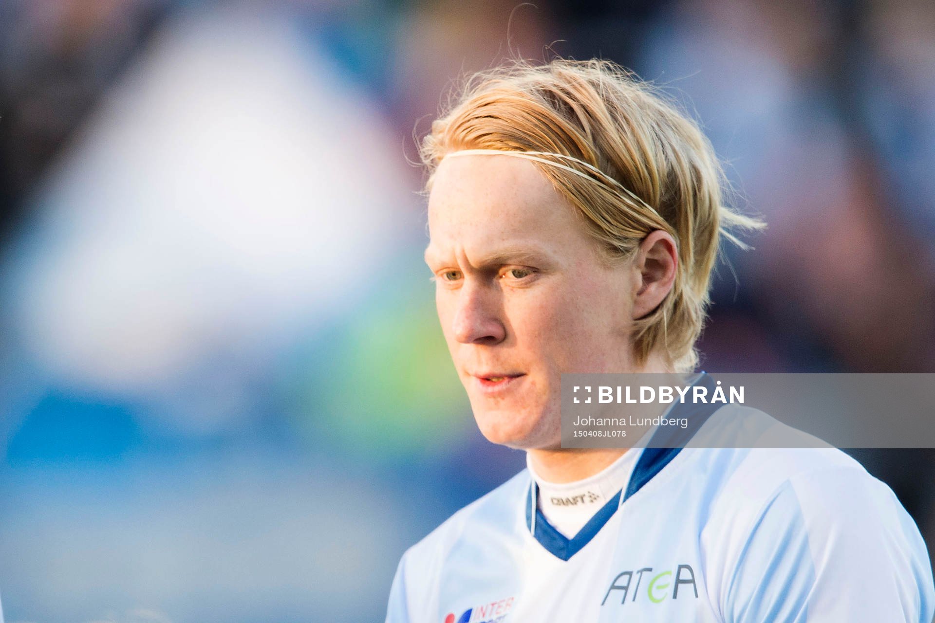 Gefles Jacob Ericsson under fotbollsmatchen i Allsvenskan mellan Gefle och Kalmar den 8 april 2015 i Gävle.