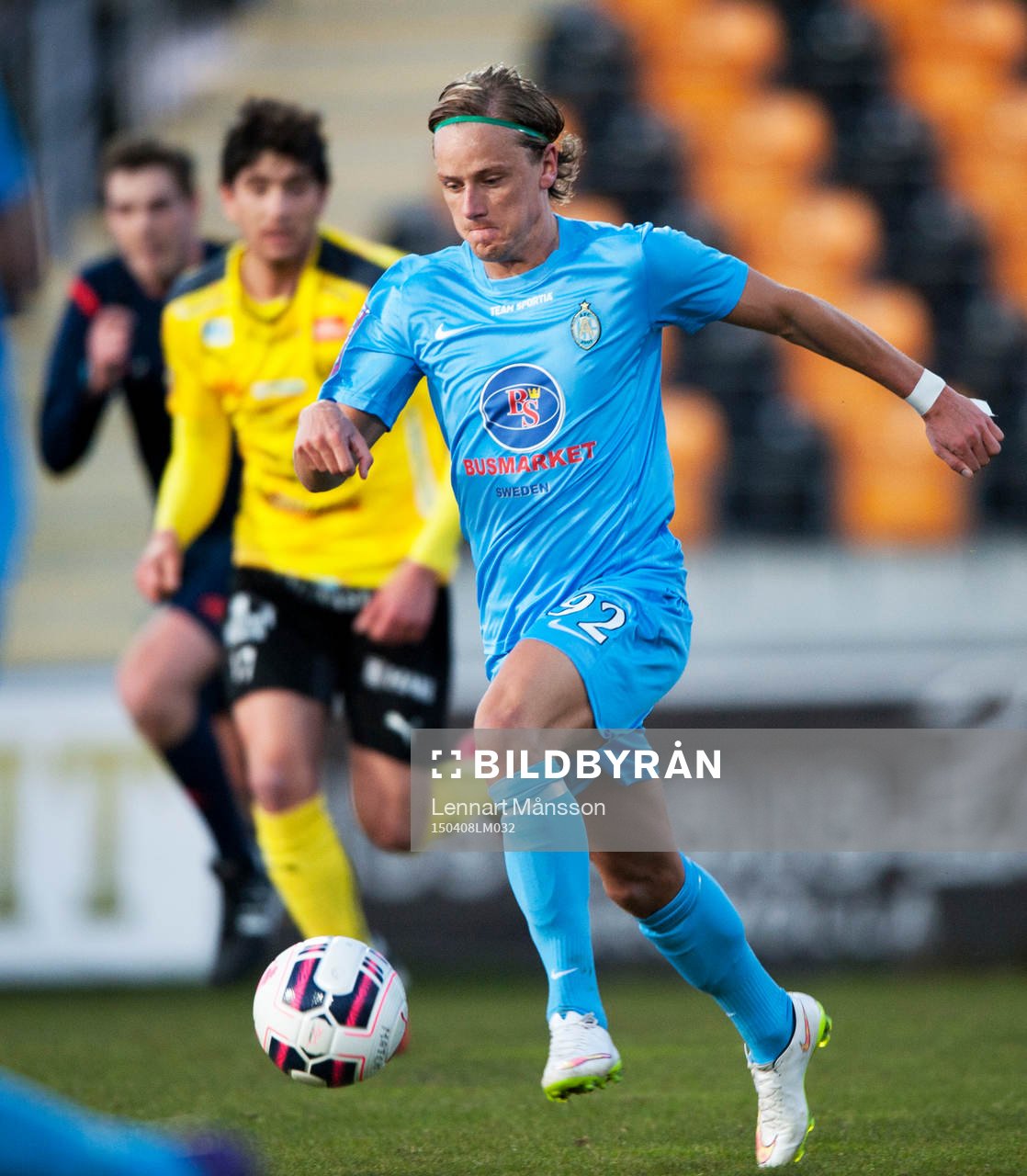 Athletics Joakim Alriksson i matchen i Superettan mellan