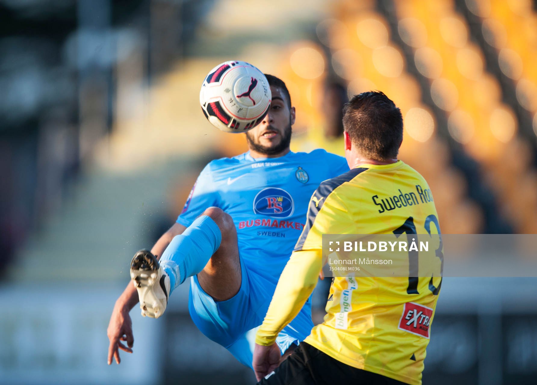 Athletics Othman El Kabir i matchen i Superettan mellan