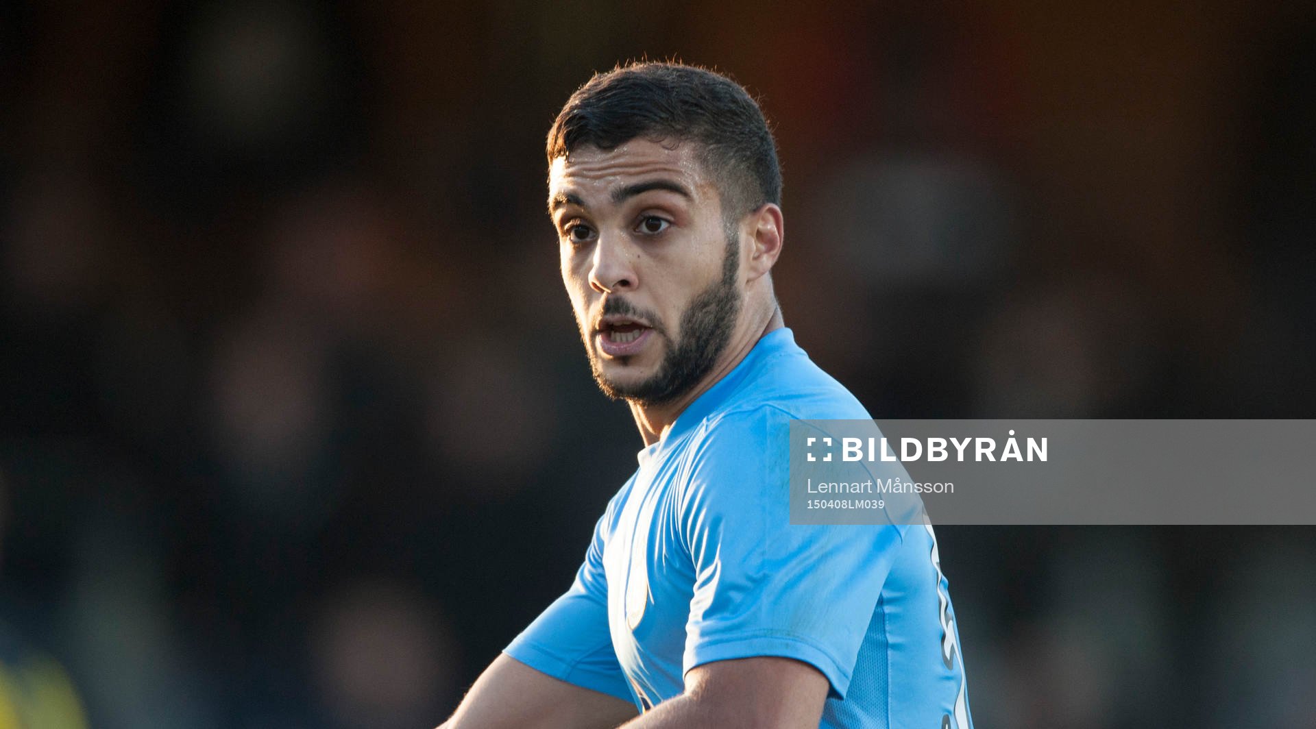 Athletics Othman El Kabir i matchen i Superettan mellan