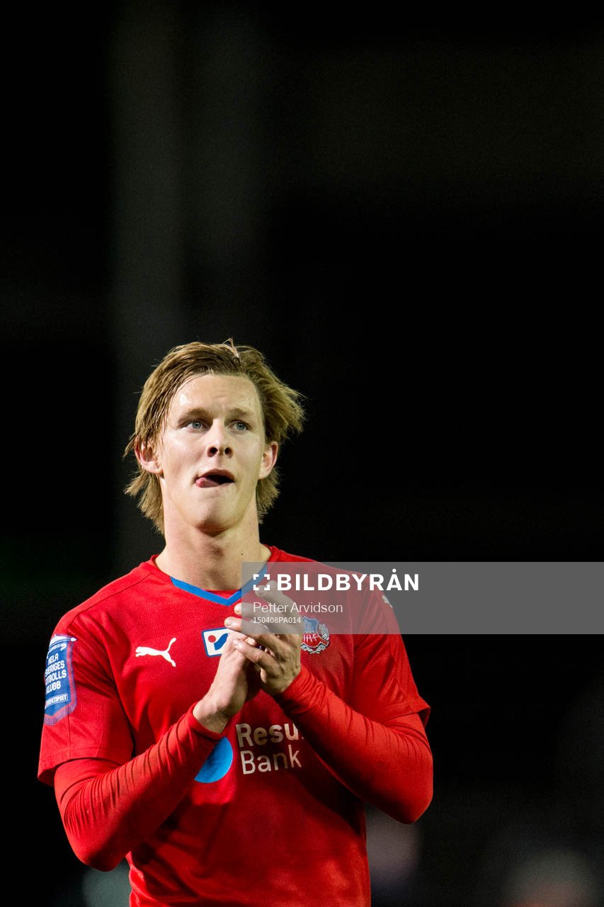 Helsingborgs Emil Krafth deppar