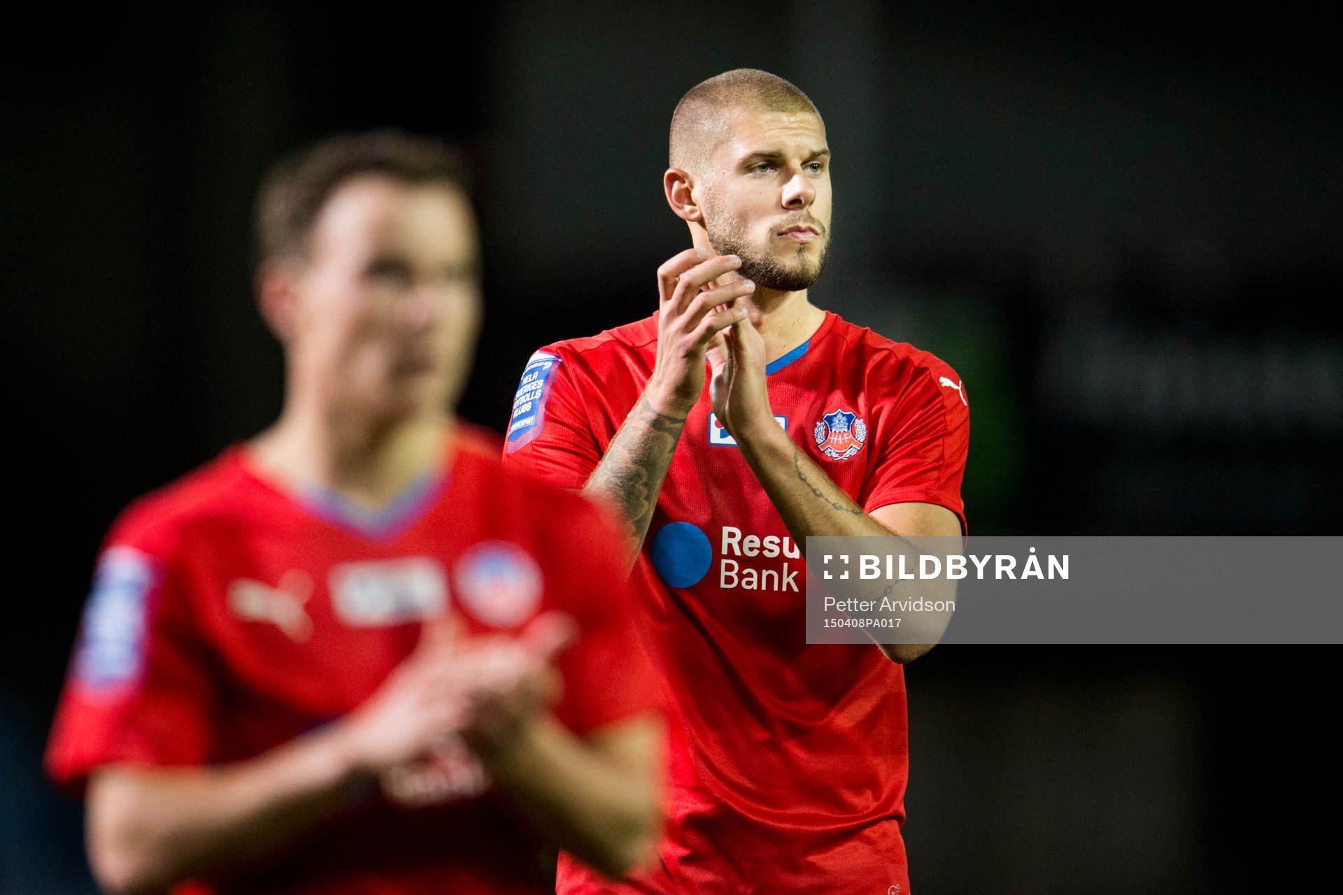 Helsingborgs Robin Simovic deppar
