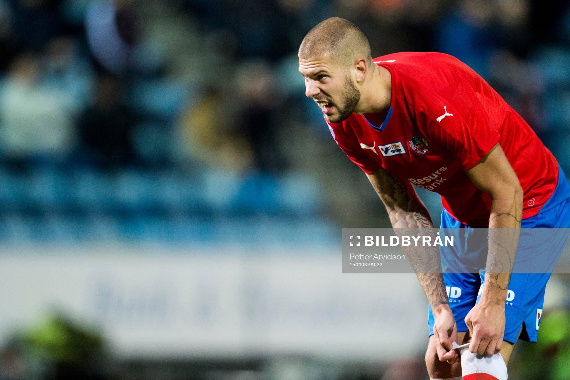 Helsingborgs Robin Simovic deppar
