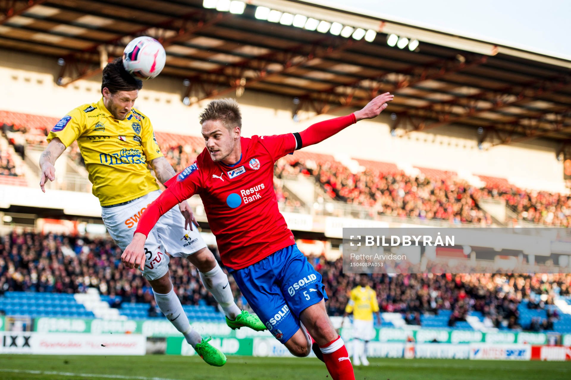 Falkenbergs Tibor Joza och Helsingborgs Johan Mårtensson