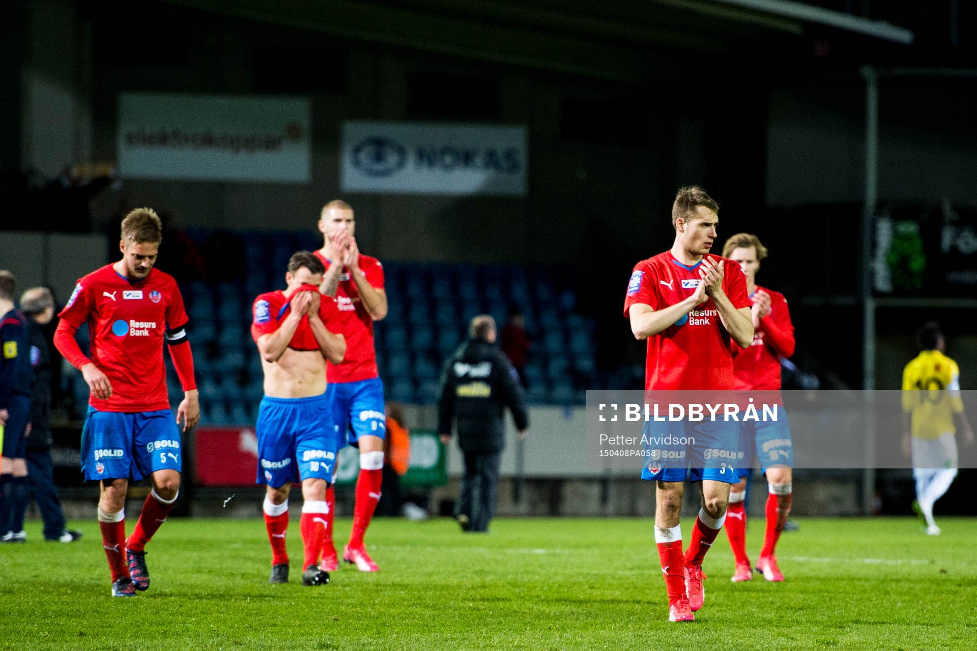 Helsingborgs spelare deppar