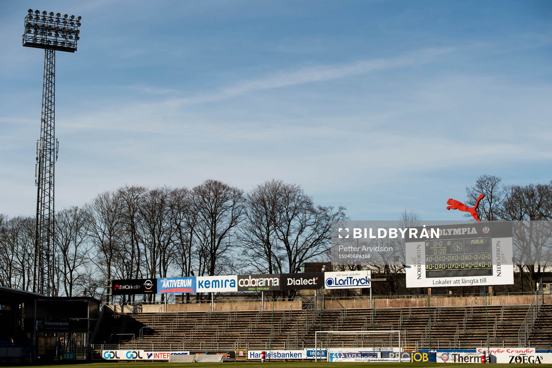Interiör Olympia norra läktaren