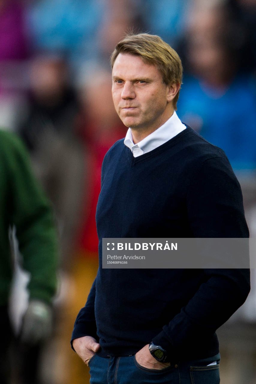 Falkenbergs tränare Hans Eklund