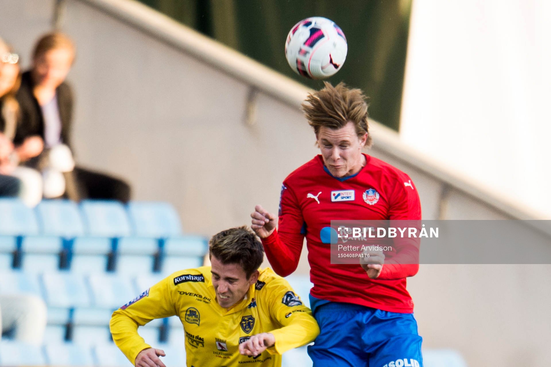 Falkenbergs Adam Eriksson och Helsingborgs Emil Krafth
