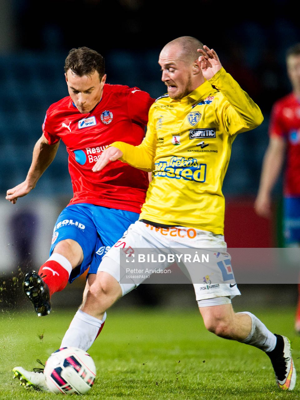 Helsingborgs Anton Wede och Falkenbergs Christoffer Carlsson