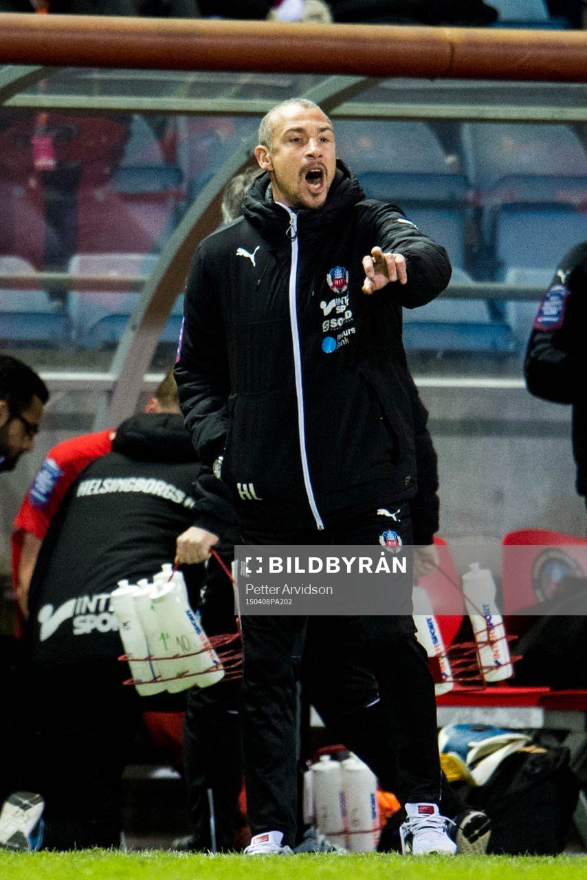 Helsingborgs manager Henrik Larsson