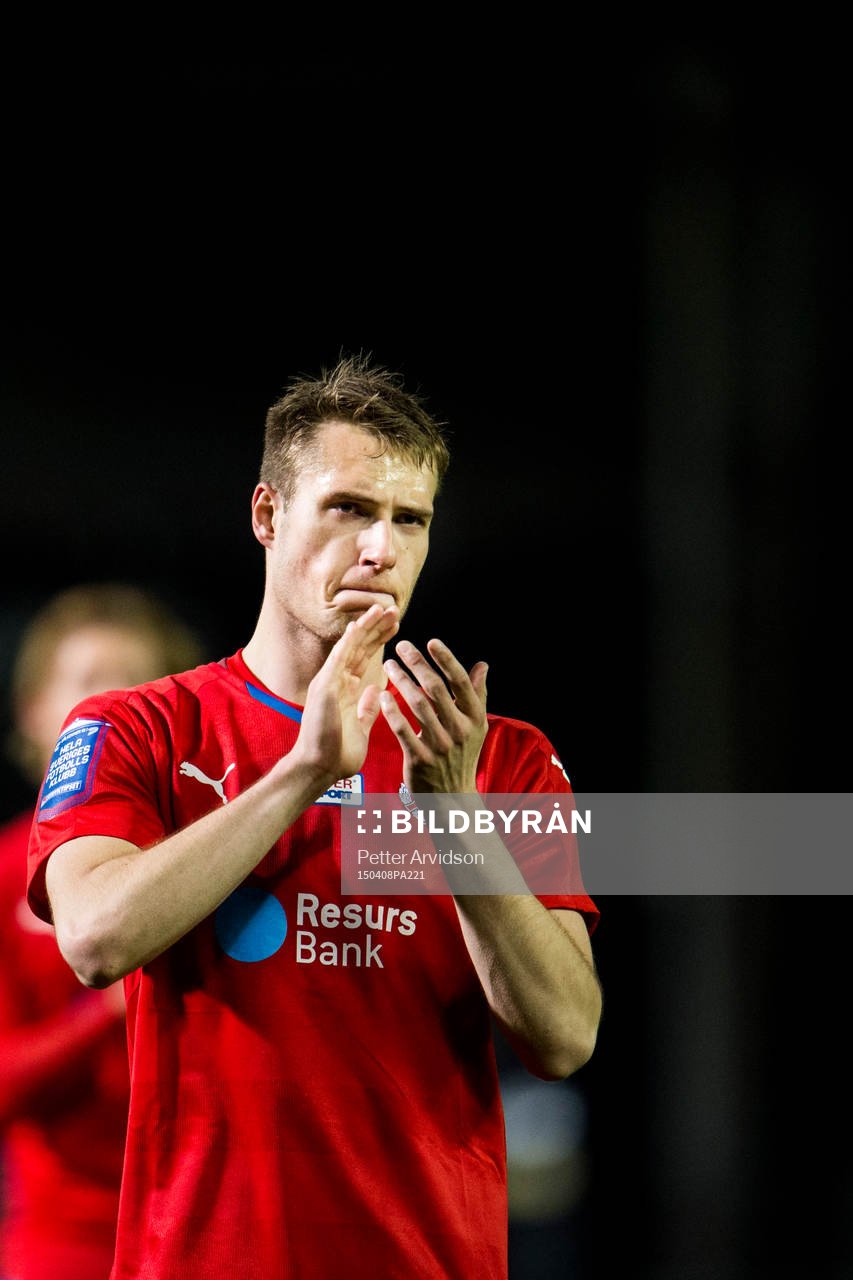 Helsingborgs Frederik Helstrup deppar