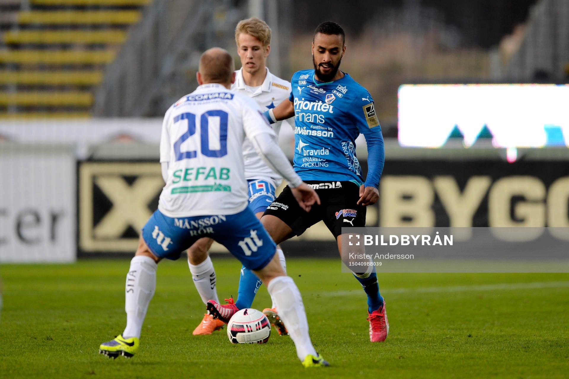 Halmstads Junes Barny och Norrköpings Daniel Sjölund
