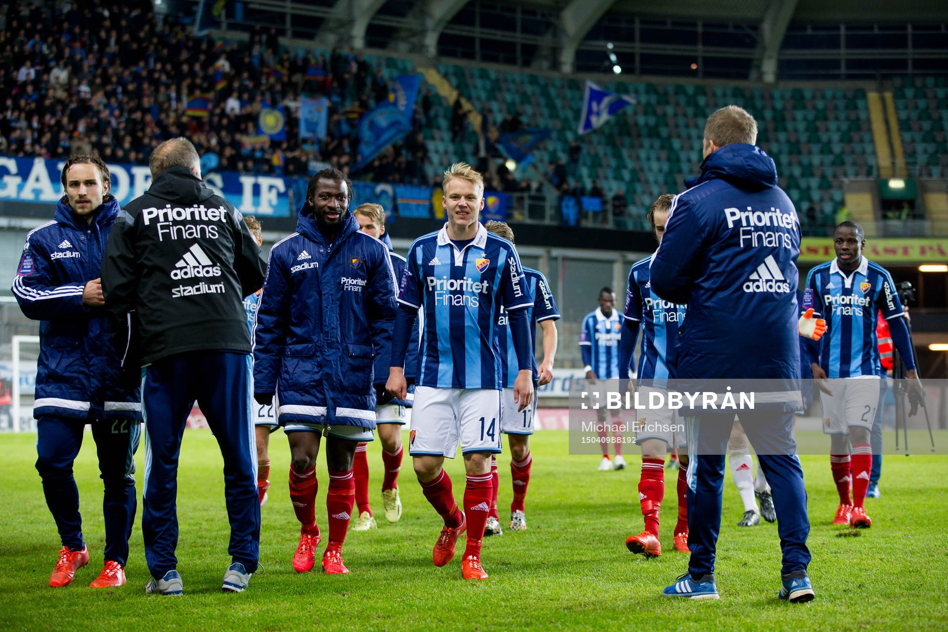 Djurgården lämnar planen