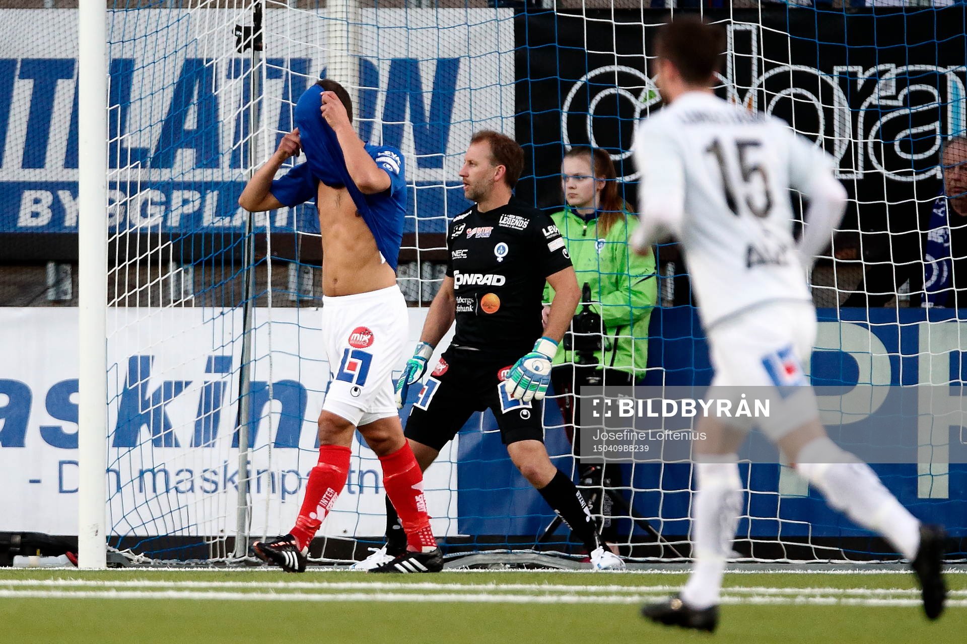 Åtvidabergs Mauricio Albornoz deppar framför Åtvidabergs