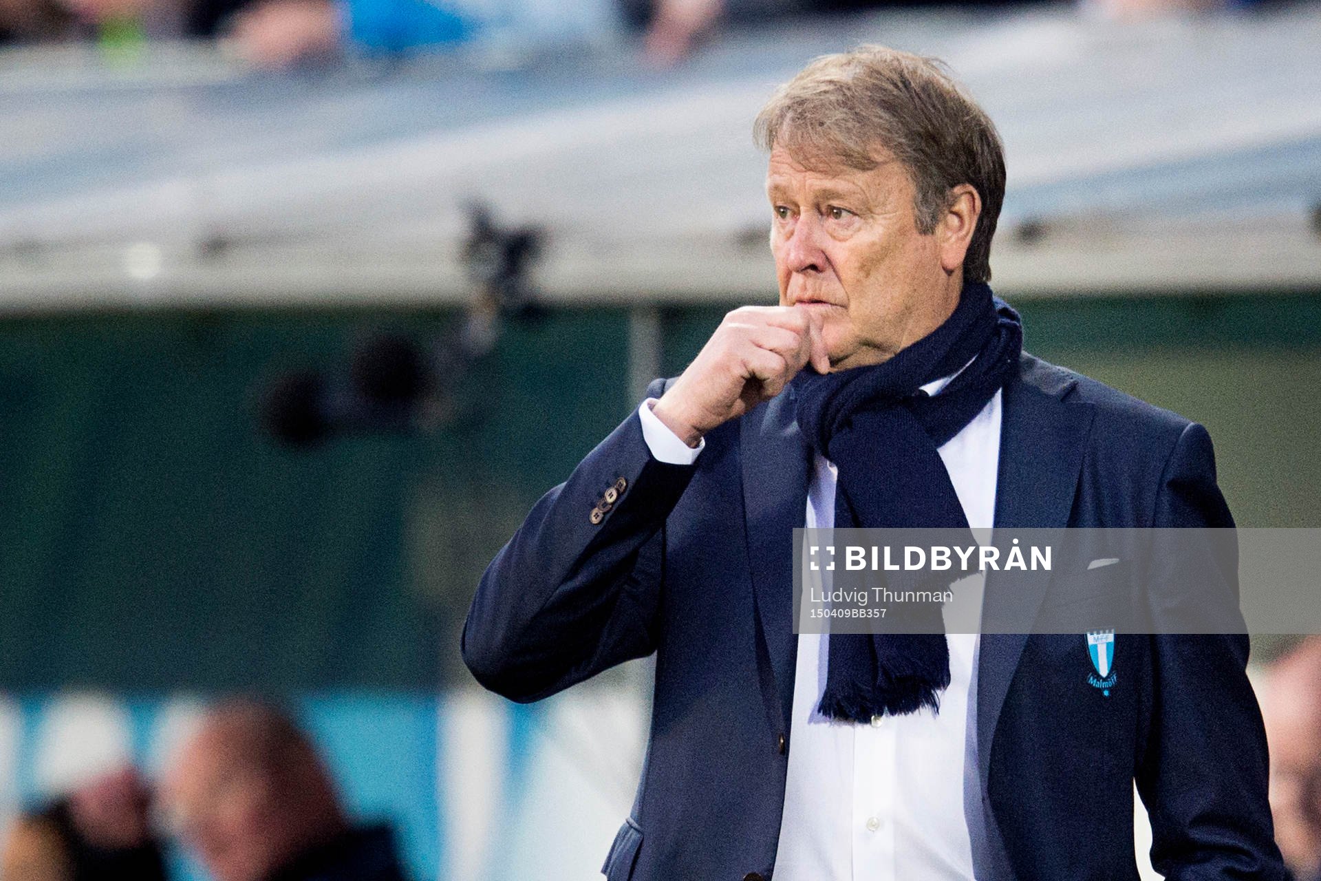 Malmö FFs tränare Åge Hareide funderar