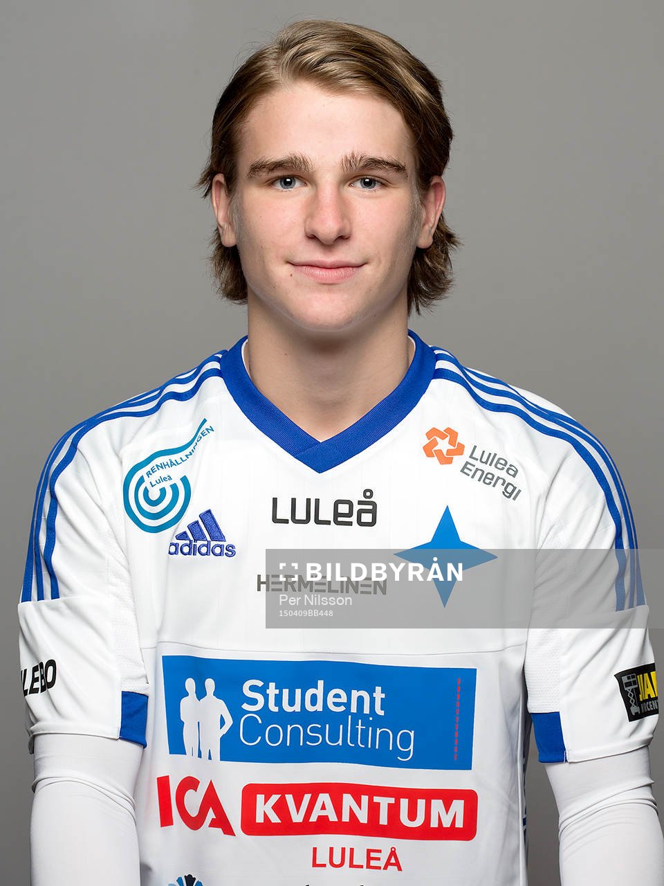 Sebastian Sandlund poserar för ett porträtt den 9 april 2015 i Luleå.