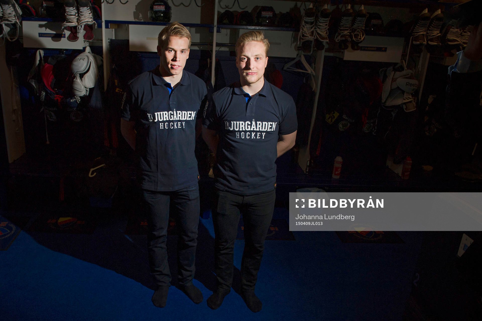 Djurgårdens Linus Hultström och Tomi Sallinen