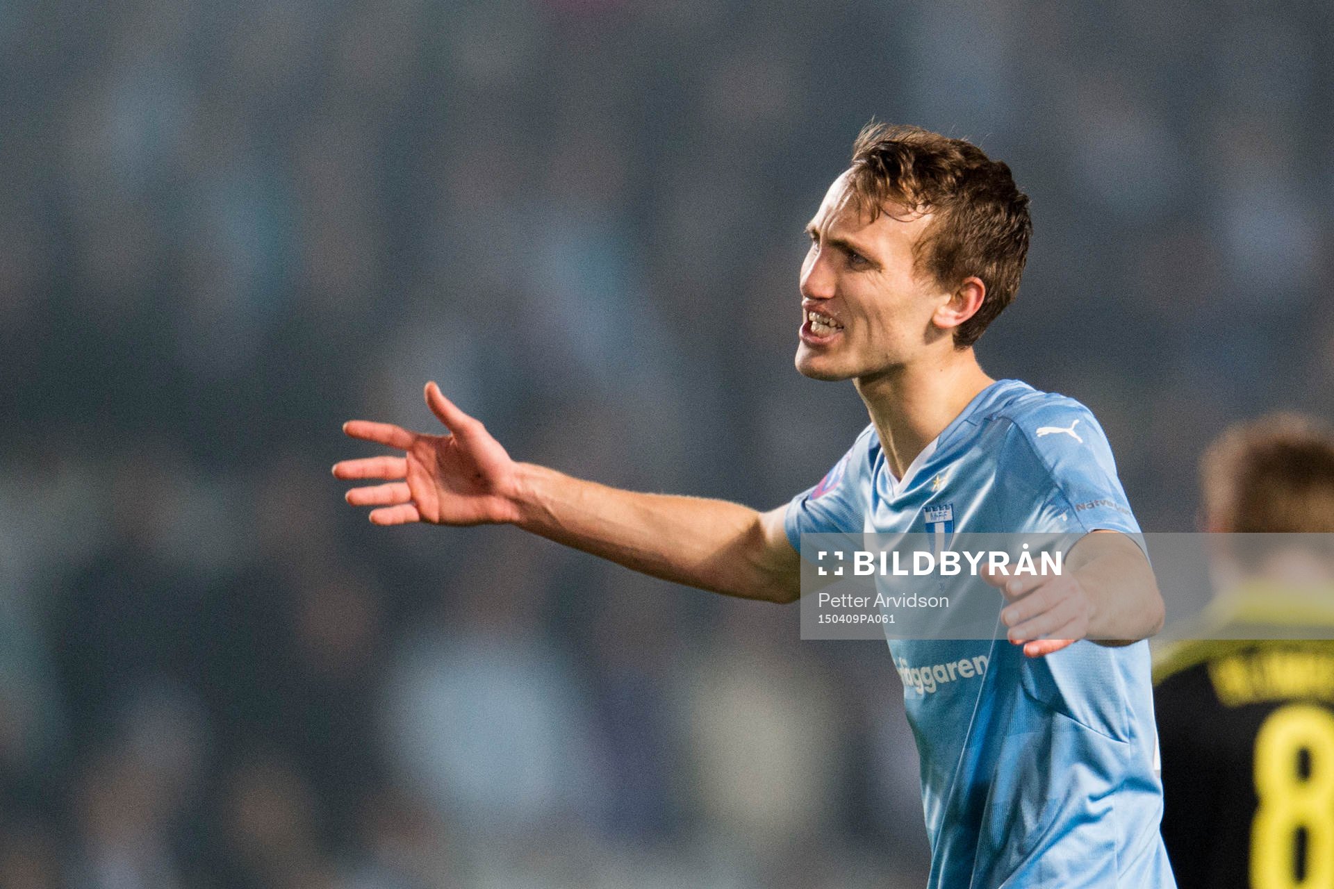 Malmö FFs Magnus Wolff Eikrem deppar