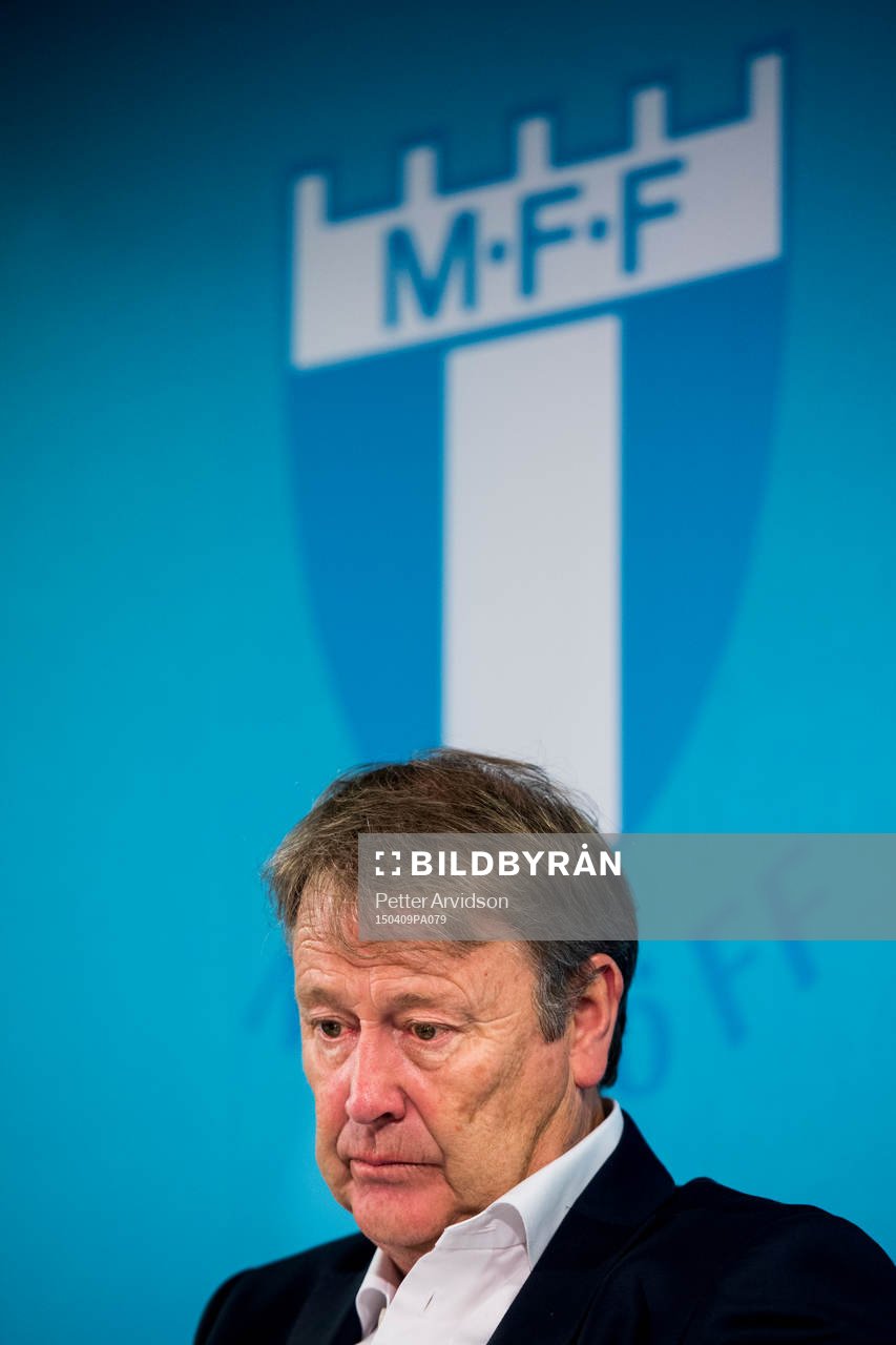 Malmö FFs tränare Åge Hareide deppar