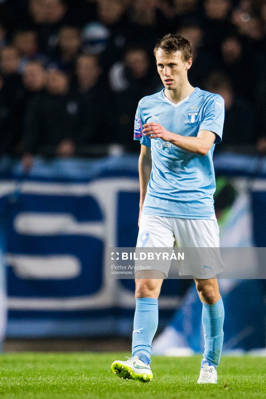Malmö FFs Magnus Wolff Eikrem deppar