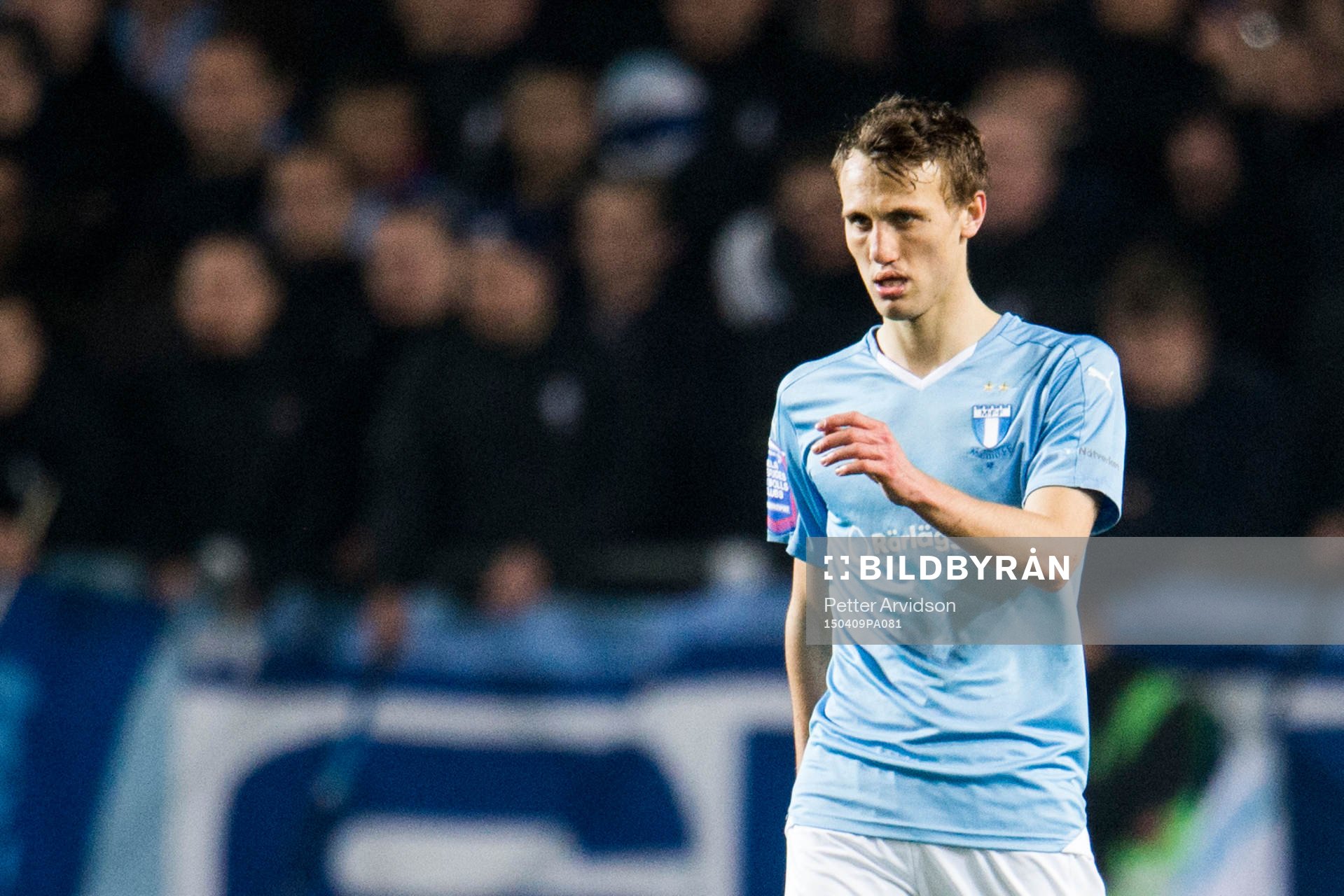 Malmö FFs Magnus Wolff Eikrem deppar