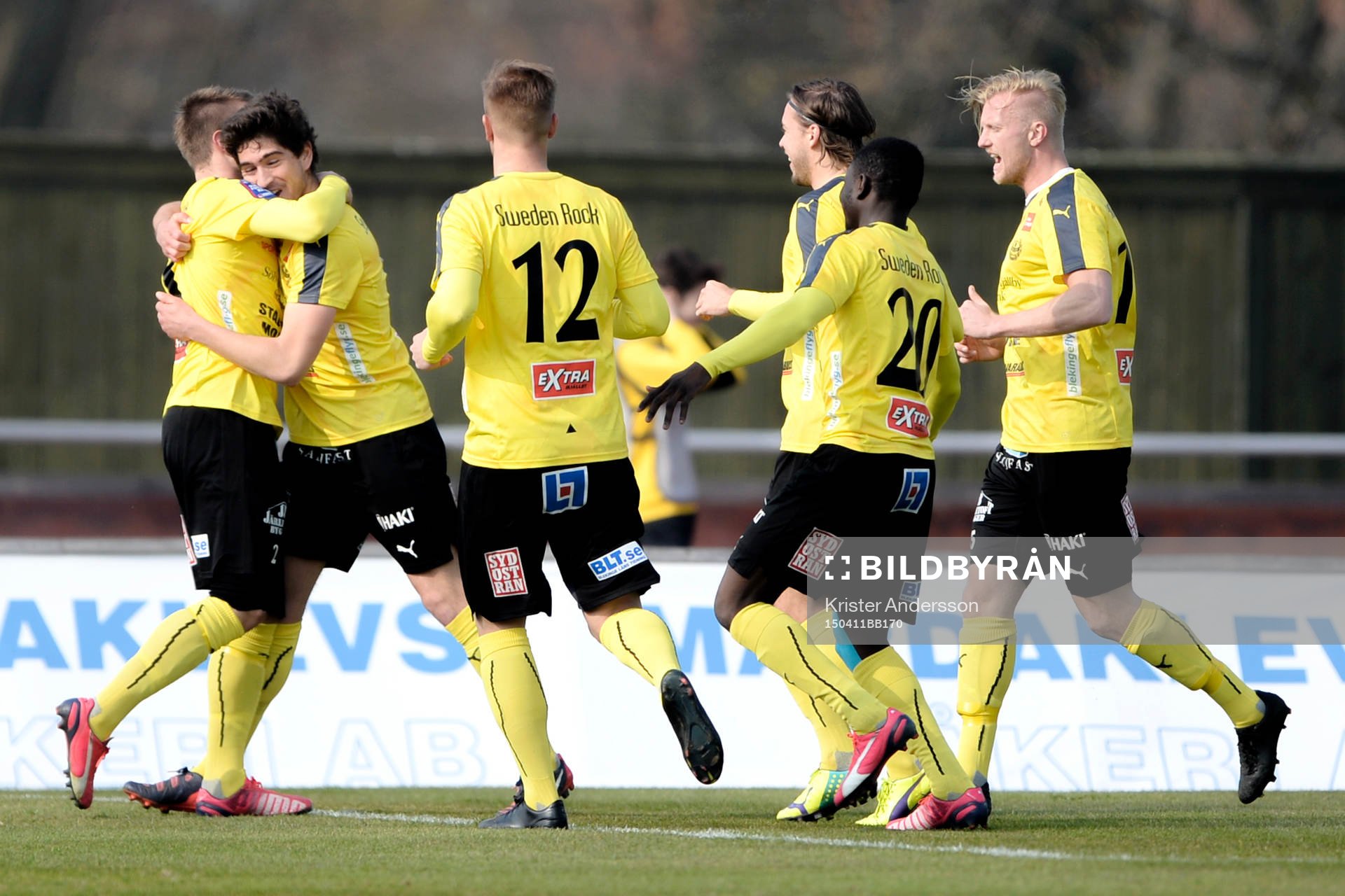 Mjällbys Lukas Grill jublar