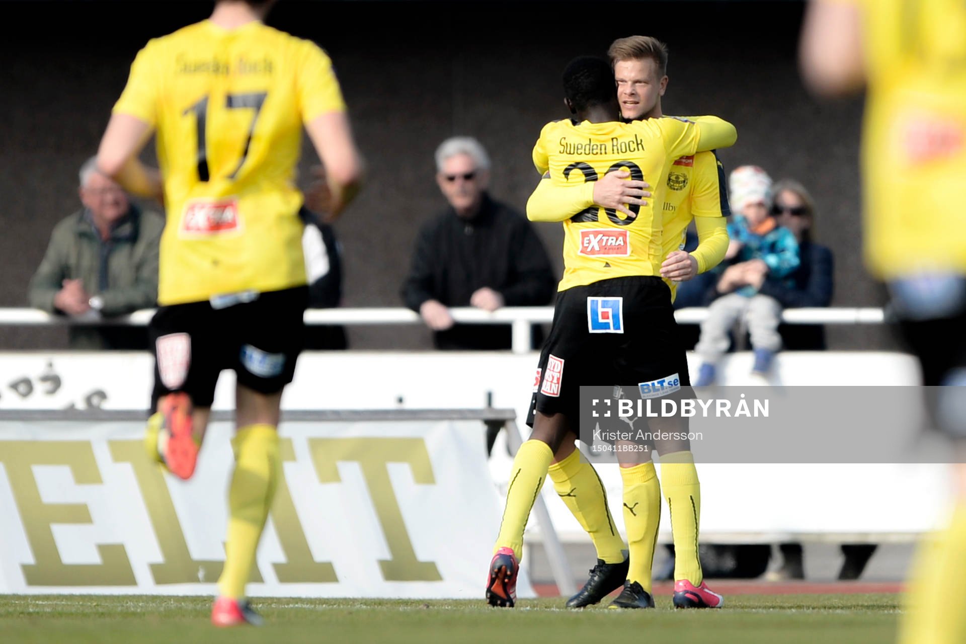 Mjällbys David Löfqvist jublar