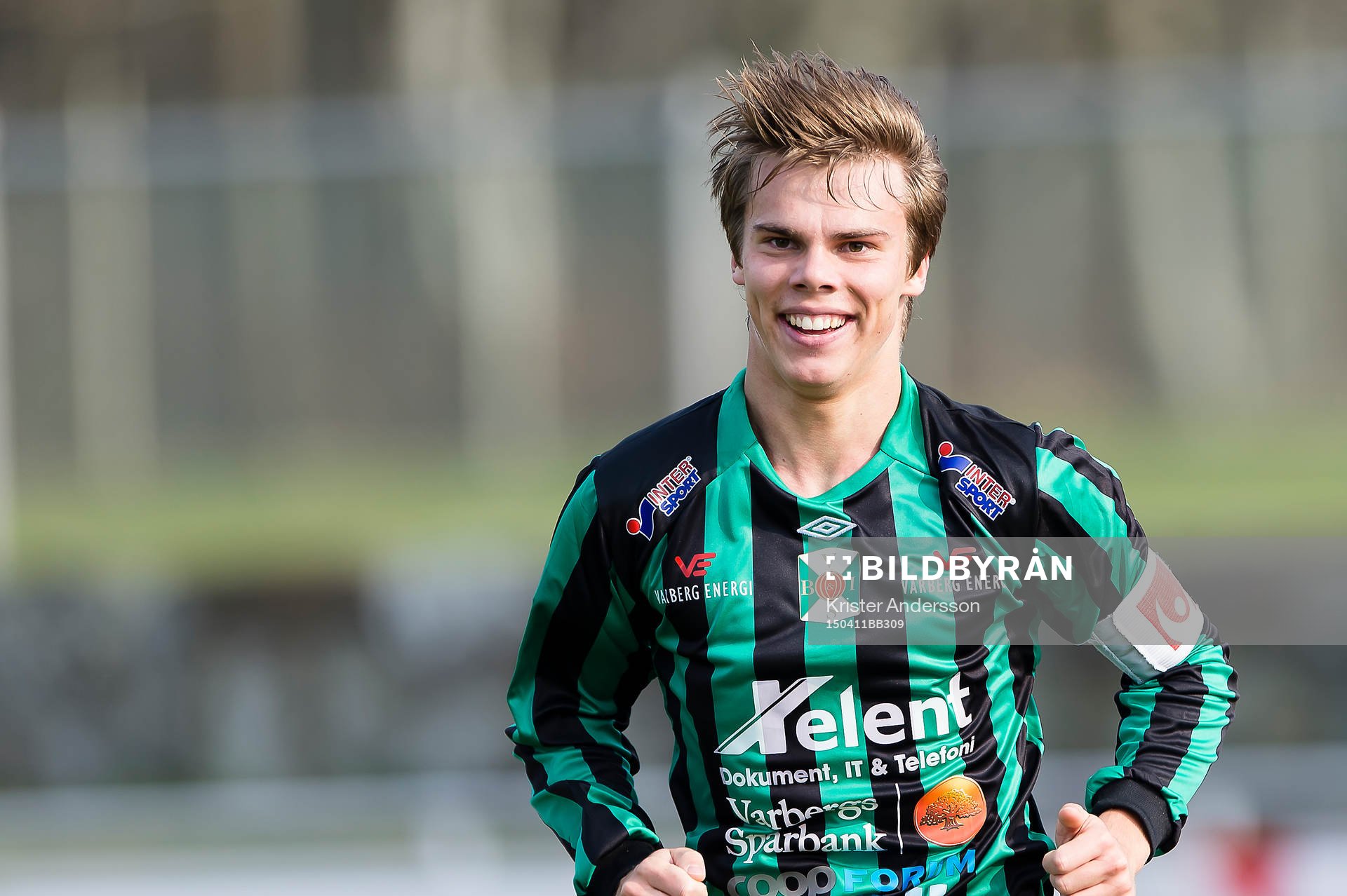 Varbergs Elias Andersson jublar