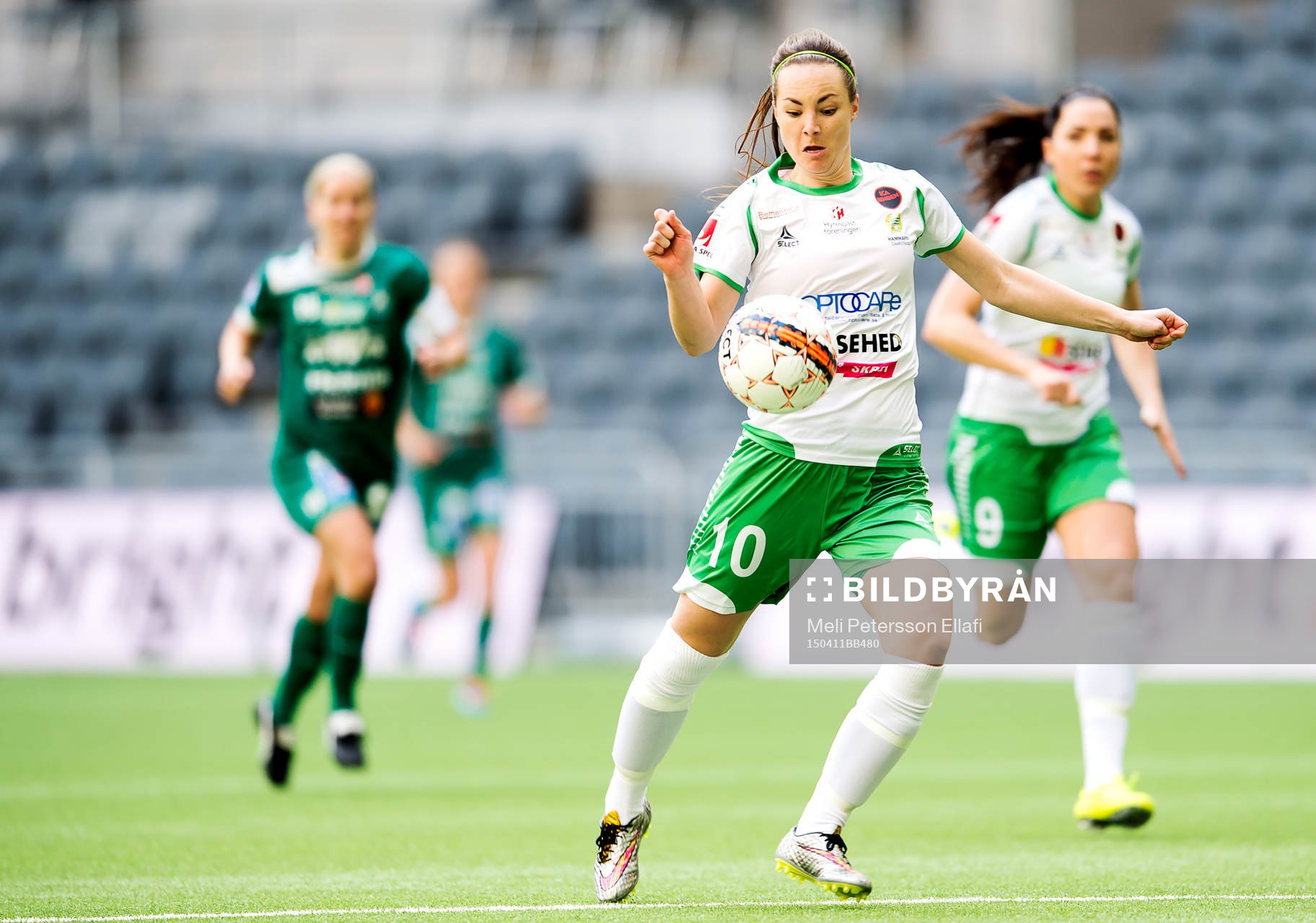 under fotbollsmatchen i Damallsvenskan mellan Hammarby och