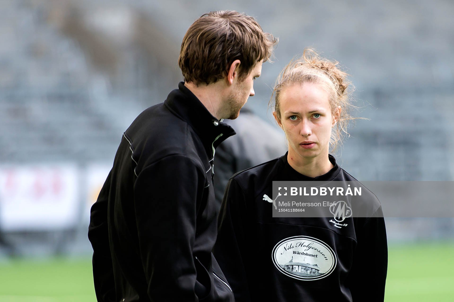 Mallbackens tränare David Kjellin och Eilish McSorley