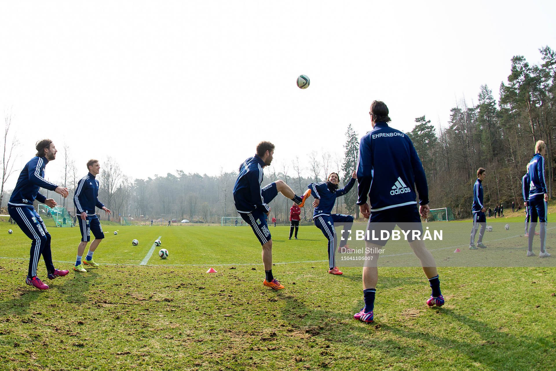 under en träning med IFK Göteborg