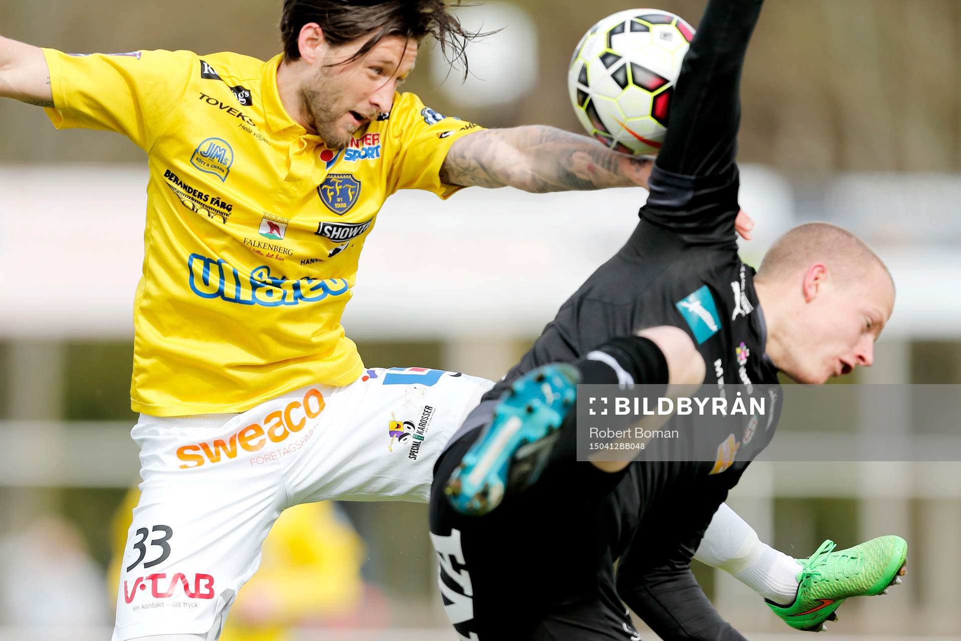 Örebros Daniel Gustavsson och Falkenbergs Tibor Joza