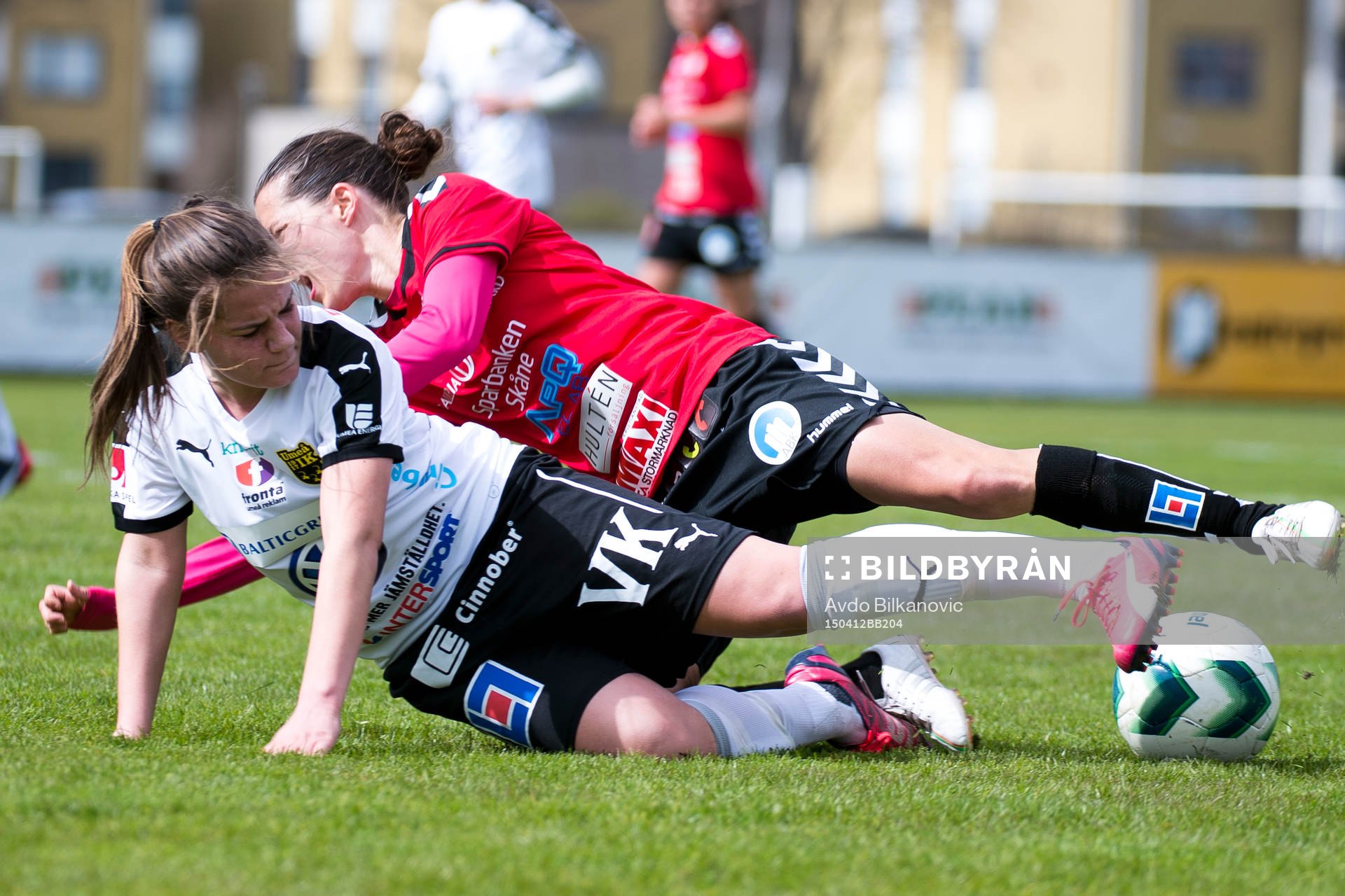 Kristianstads Johanna Rasmussen faller