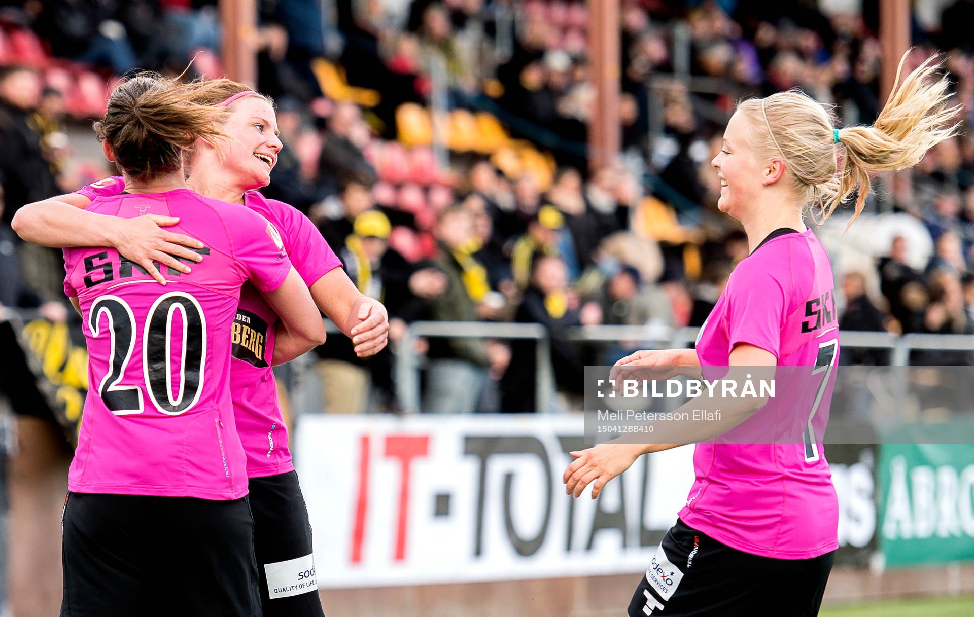 Göteborgs Manon Melis, Sara Linden och Adelina Engman