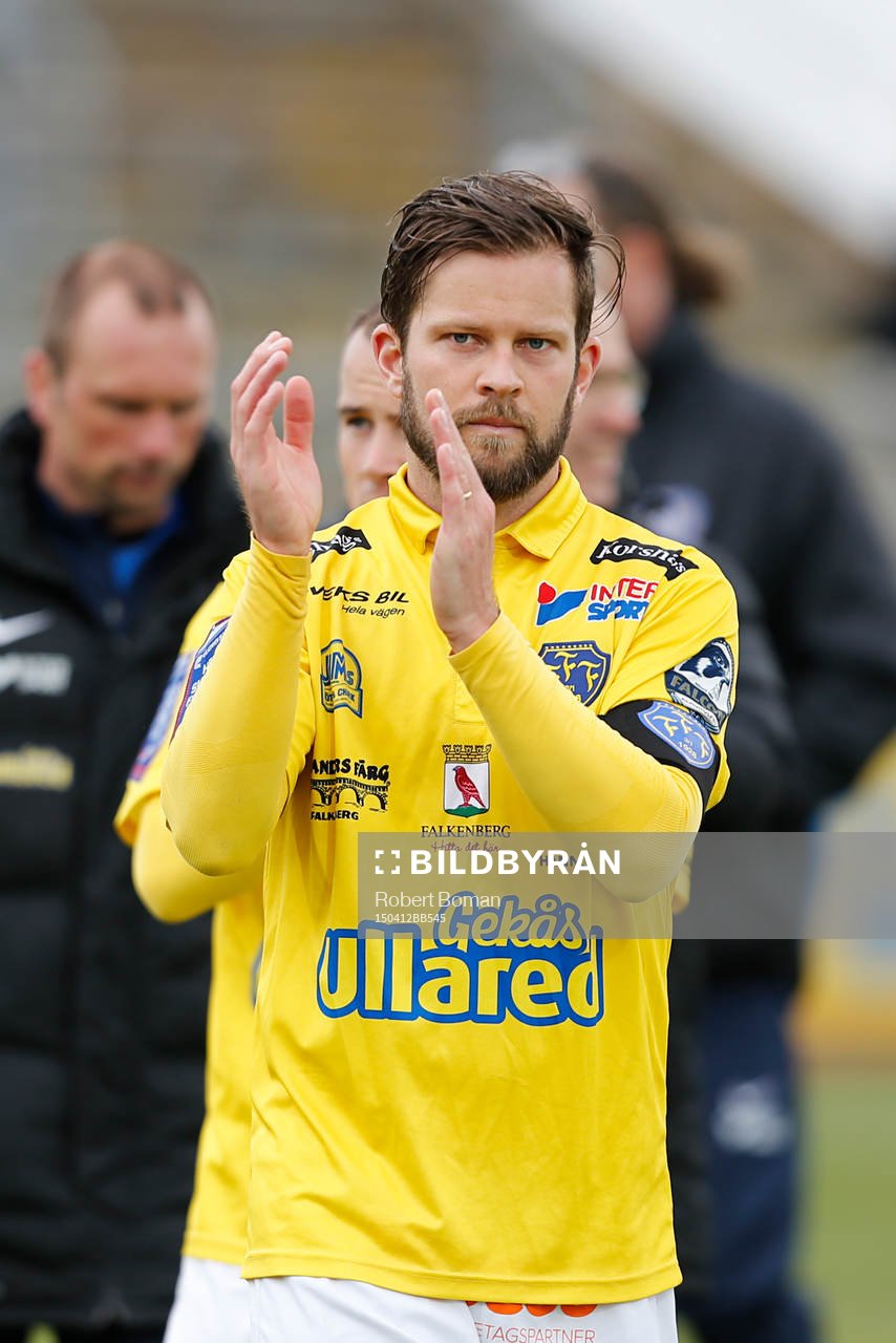 Falkenbergs David Svensson tackar publiken