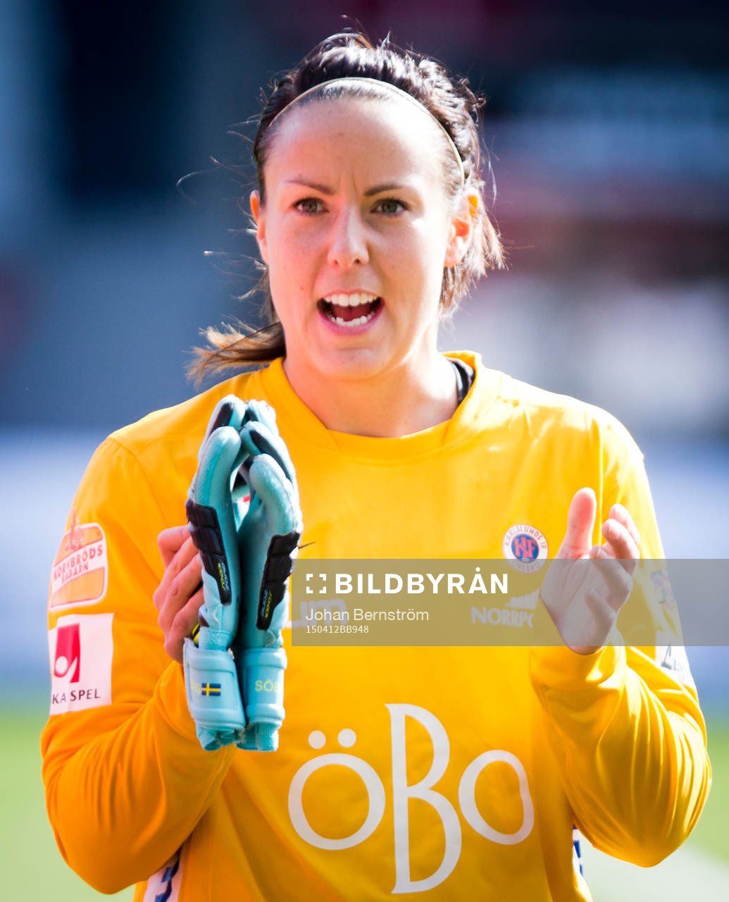 Örebros målvakt Carola Söberg