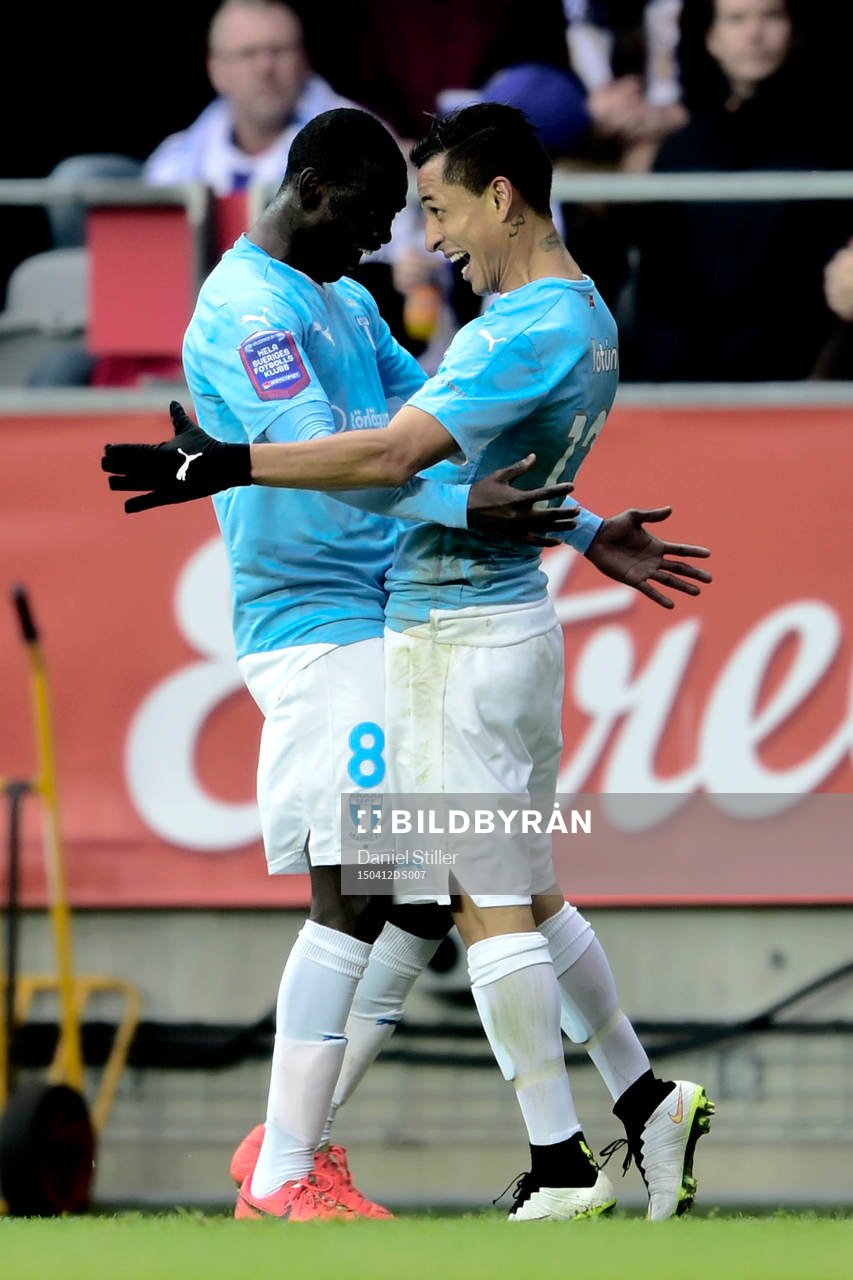 Malmö FFs Victor Yoshimar Yotun Flores jublar